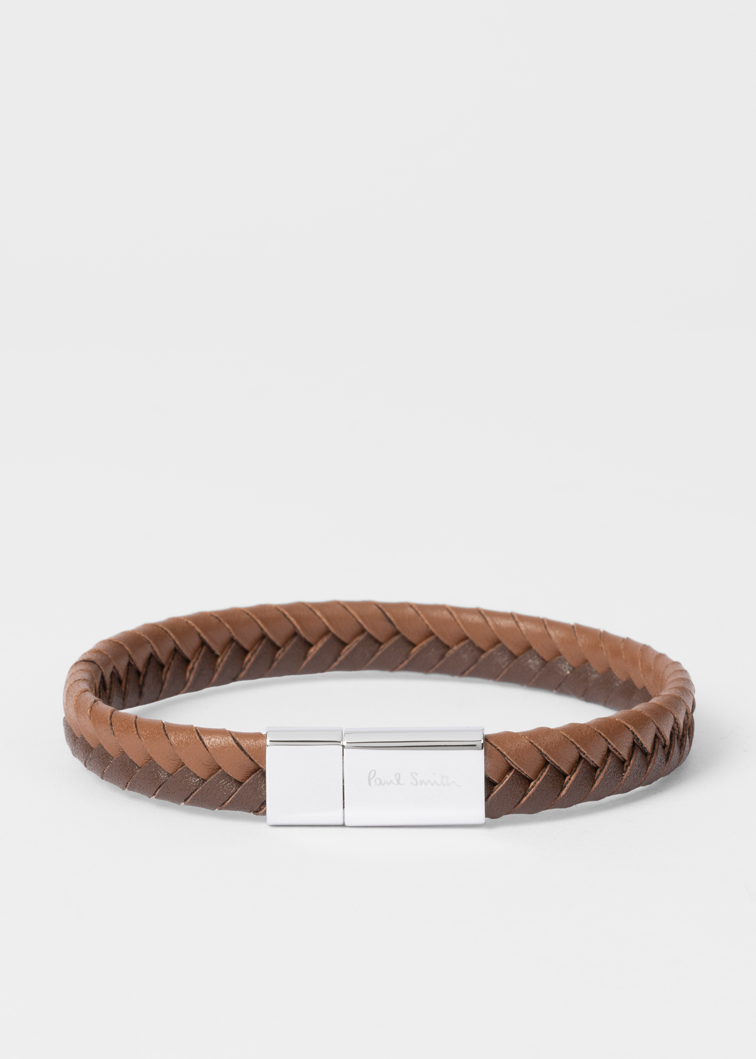 STYLISH T&T BROWN Leather Bracelet Wristband NEW
