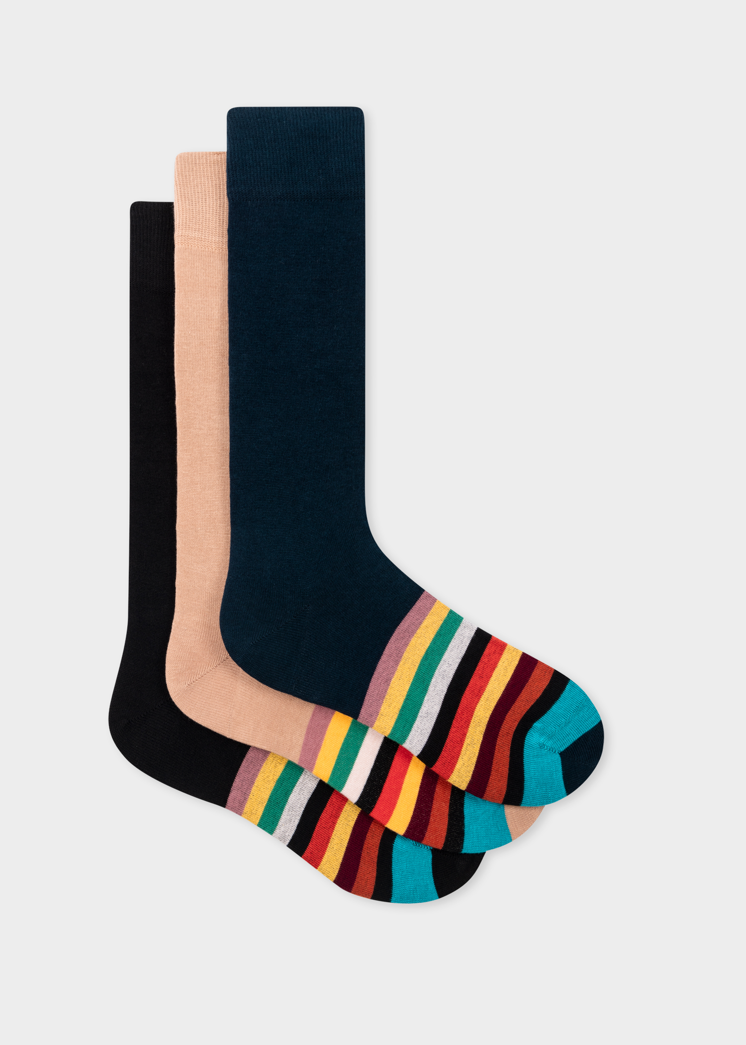 Stripe Tipping Socks Three Pack