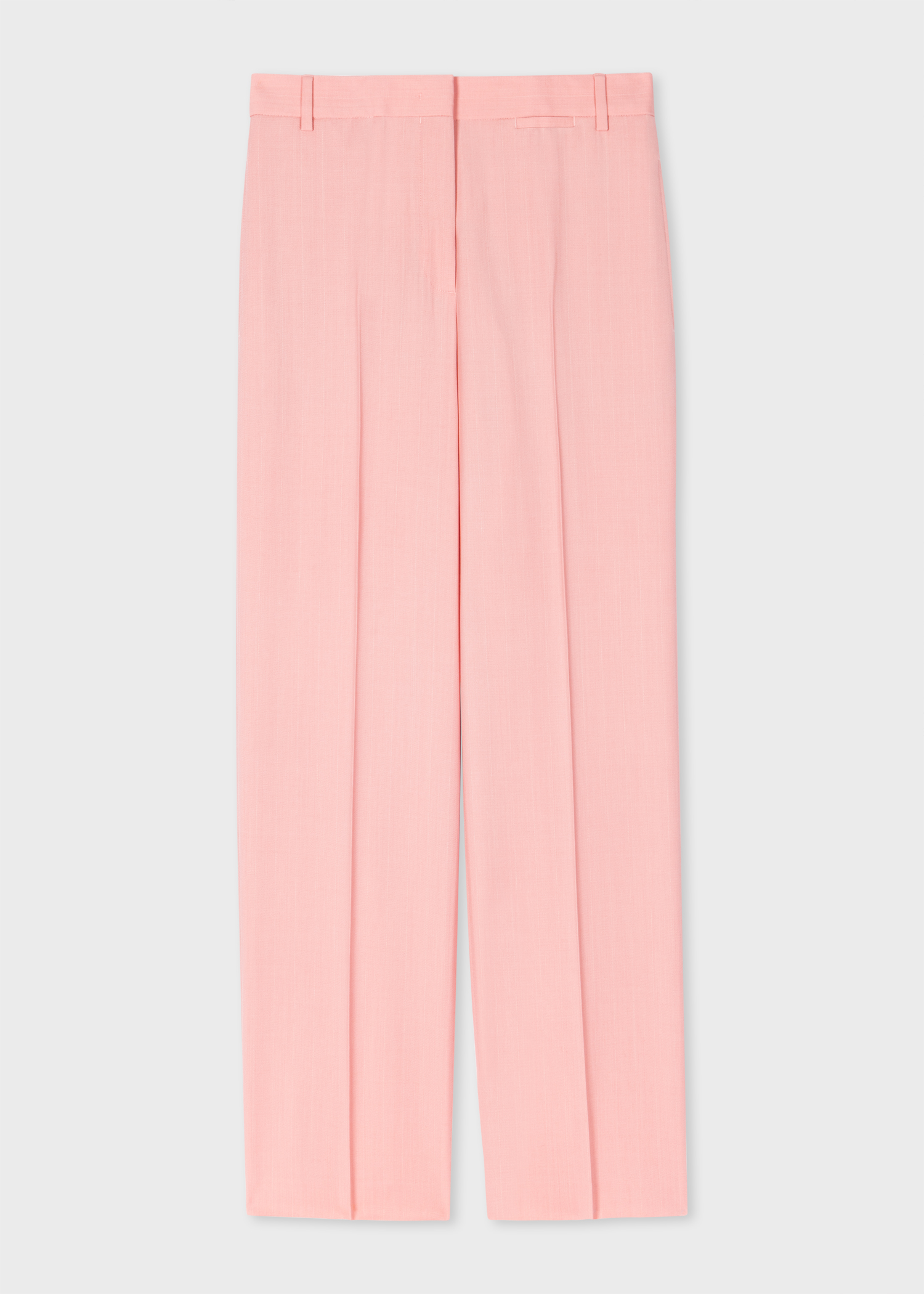 Women's Pink Pinstripe Straight-Leg Pants