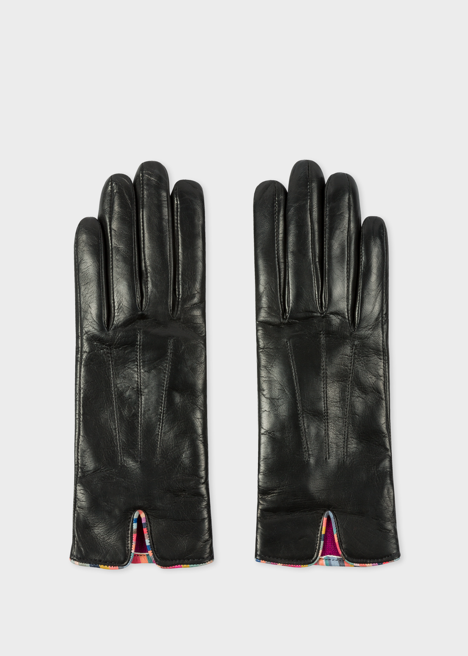 Women's 'Swirl' Black Gloves