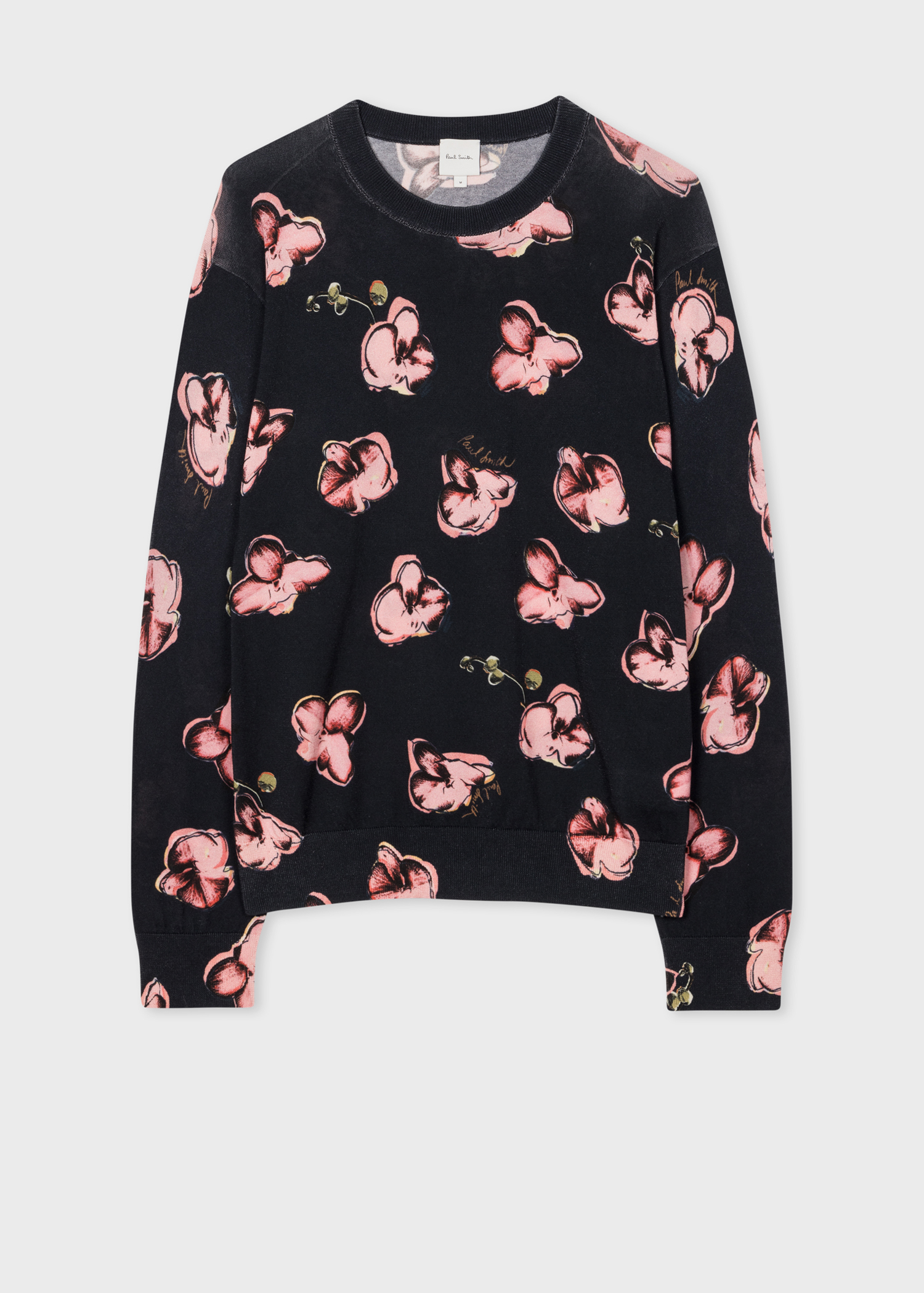 men-s-black-orchid-print-cotton-sweater
