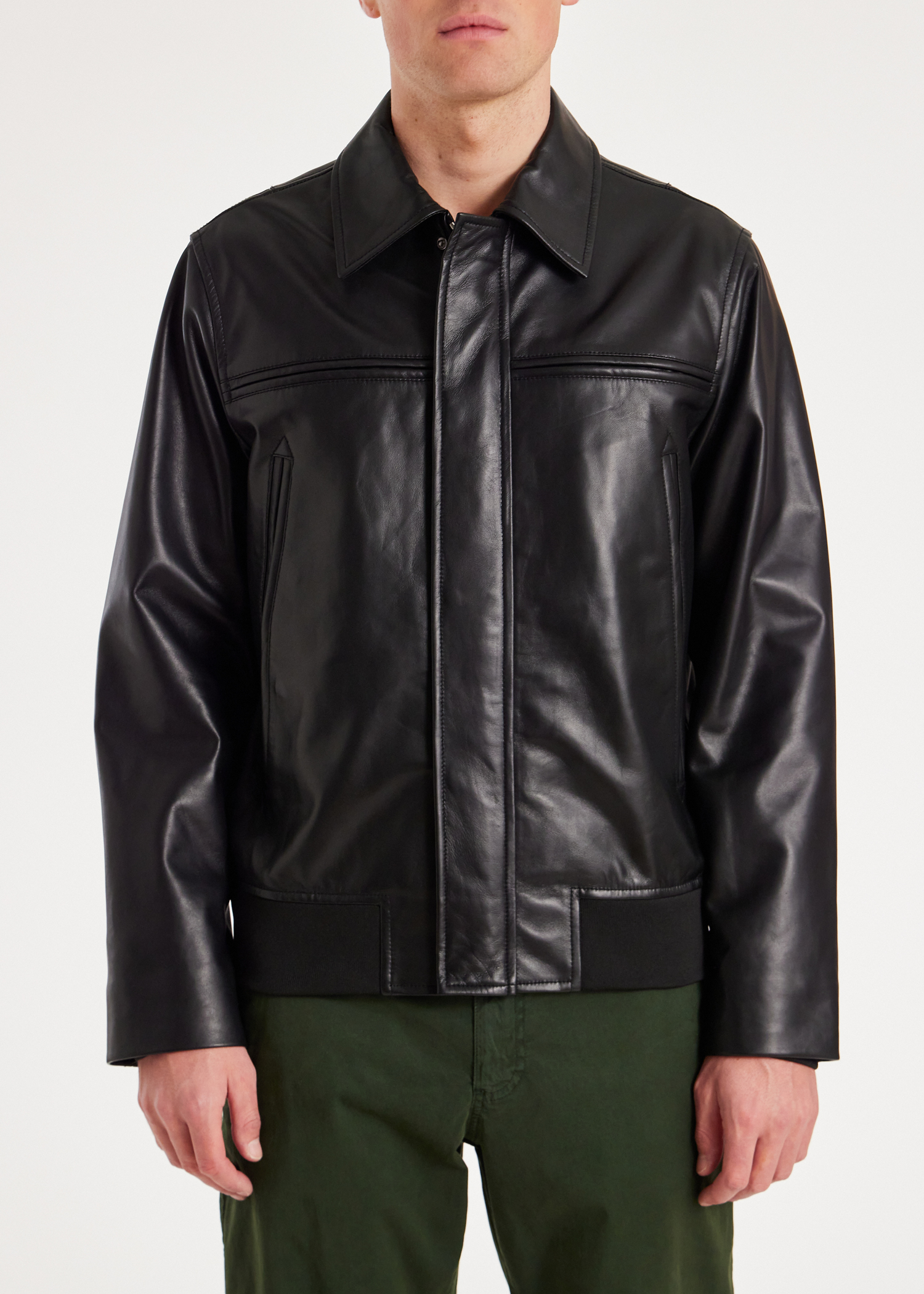 Designer Leather Jackets For Men | Paul Smith