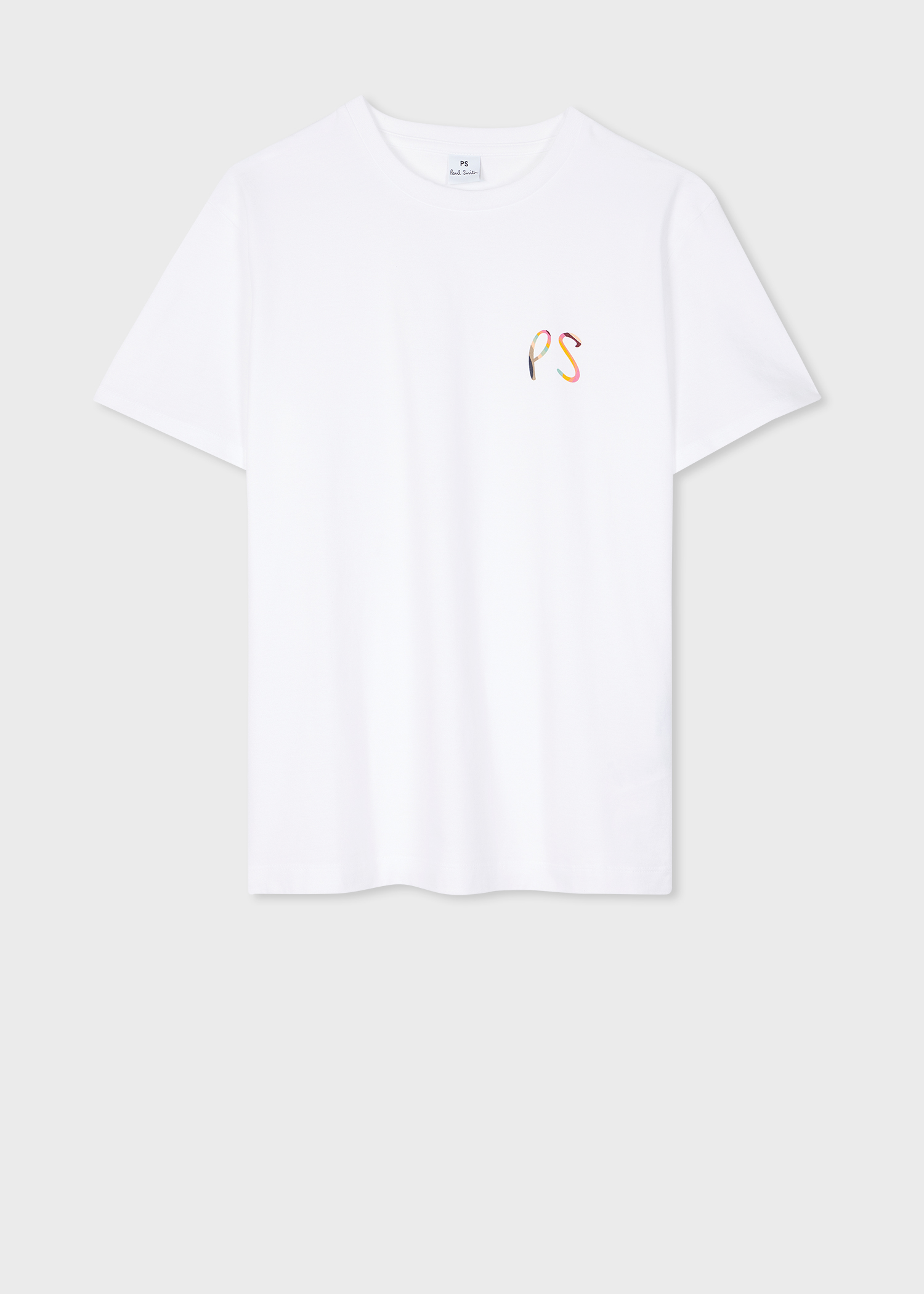 Women's White 'Swirl' PS Logo T-Shirt