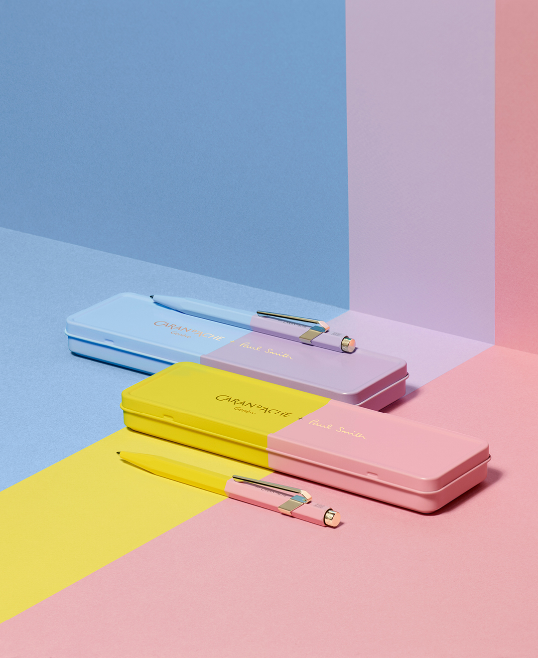 Caran d'Ache + Paul Smith - 849 Blue & Purple Ballpoint Pen