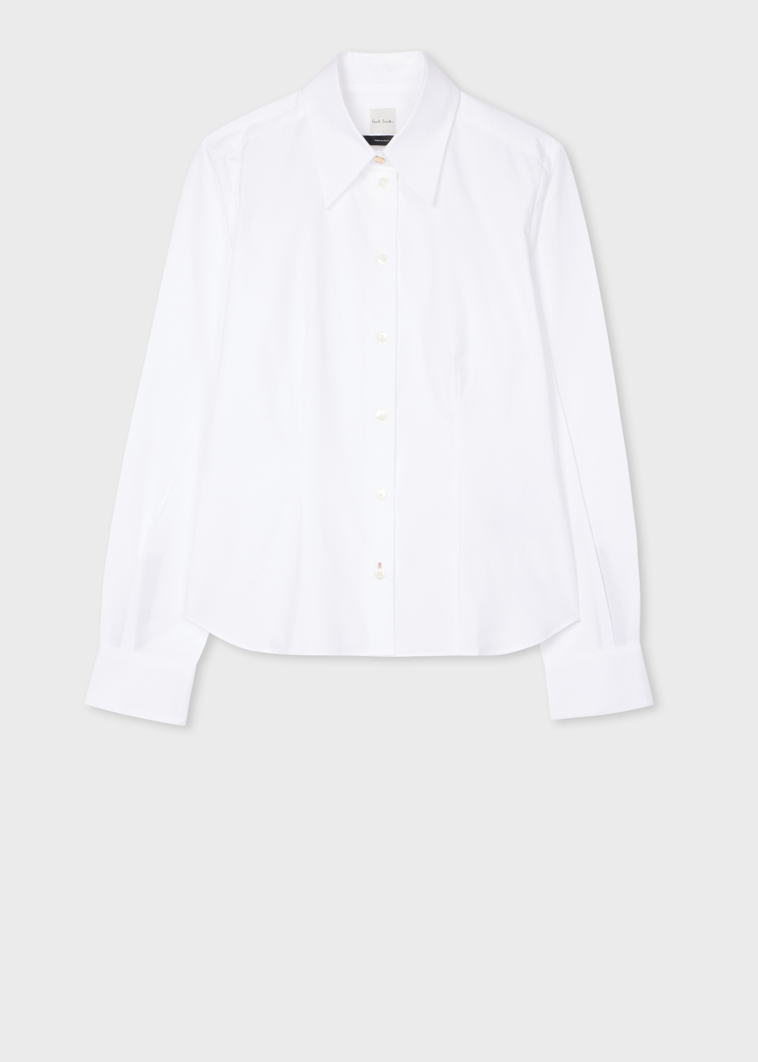 Women's White Cotton Shirt