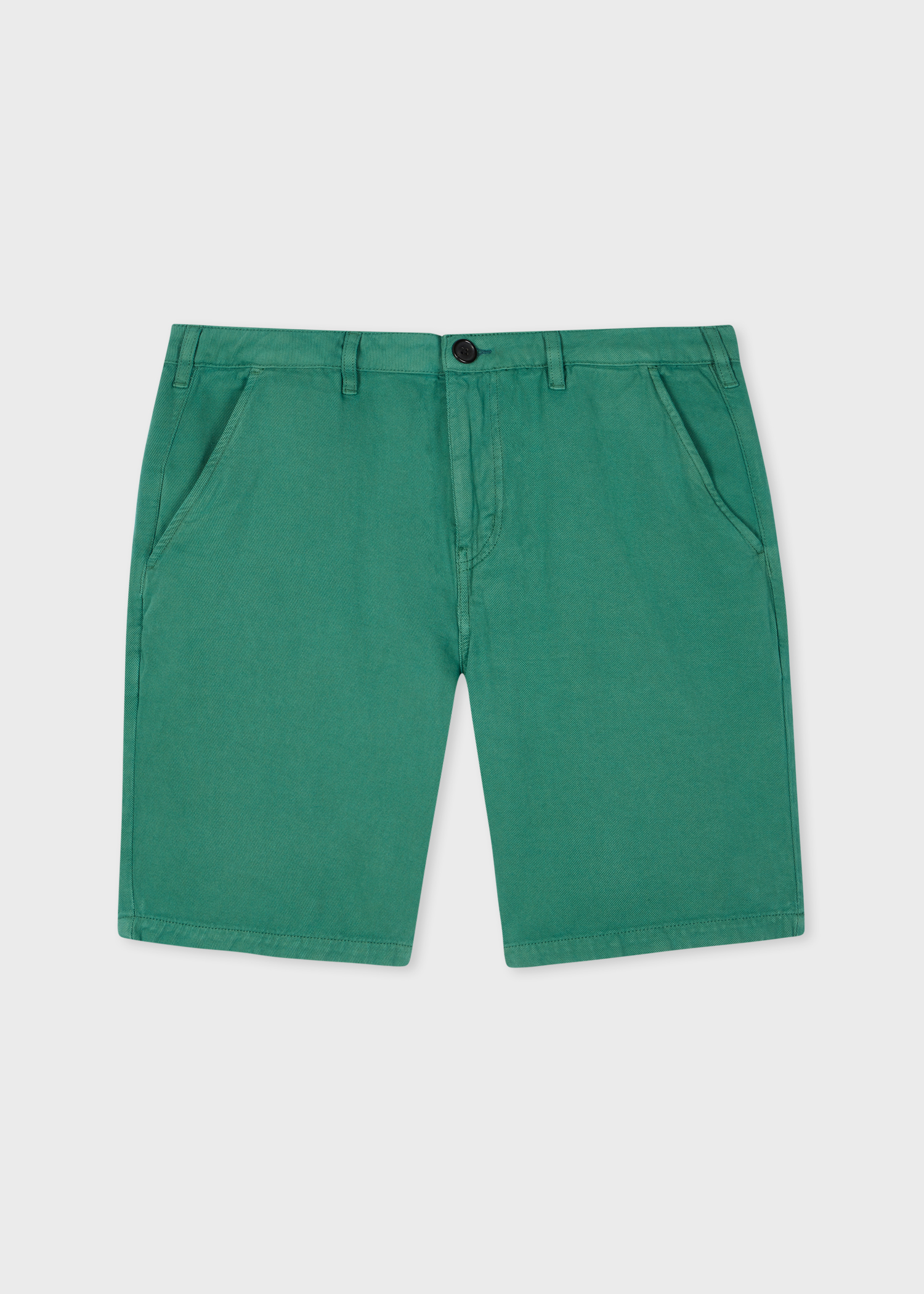 Men's Green Cotton-Linen 'Broad Stripe Zebra' Shorts