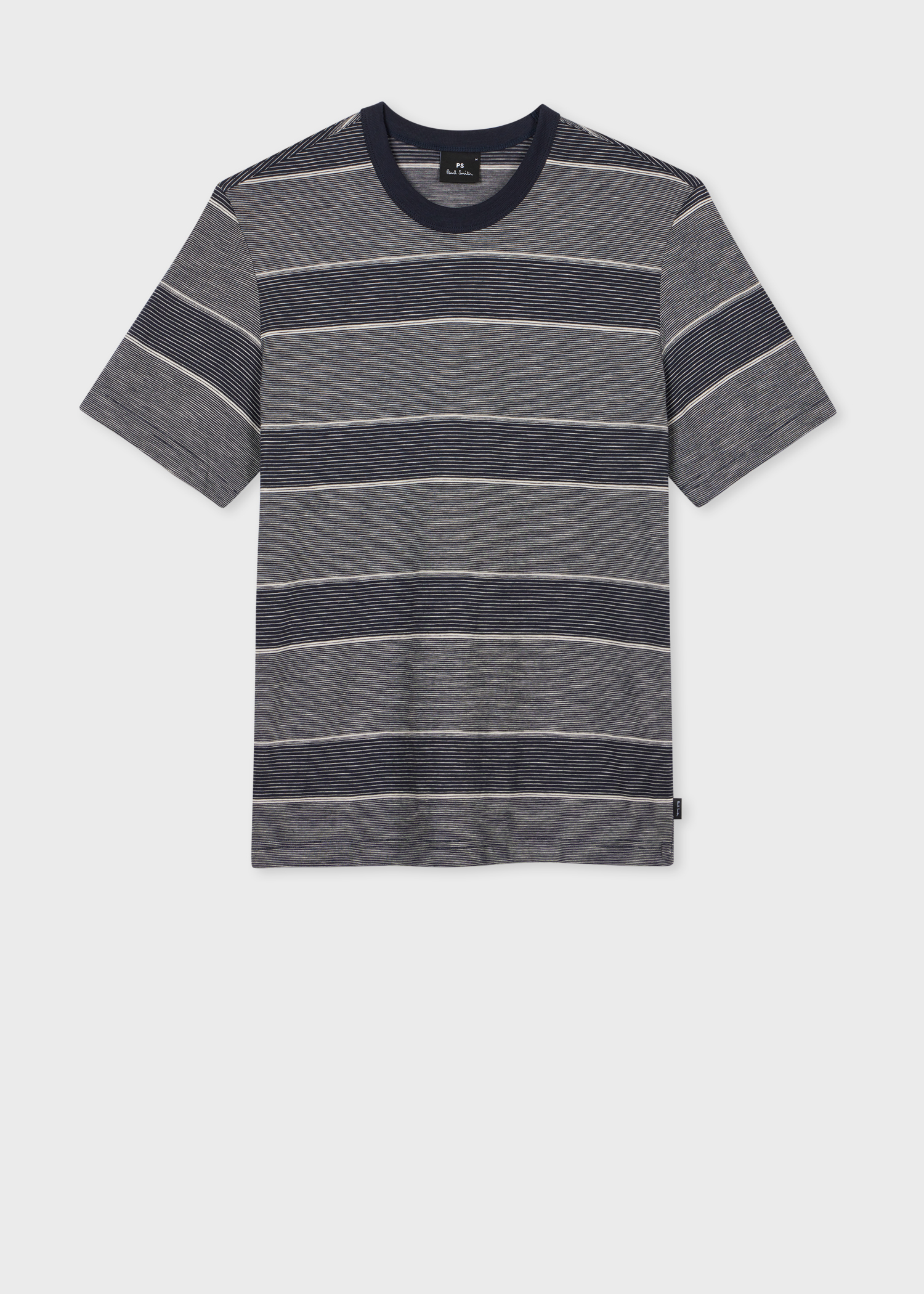 Manly Navy Stripe Cotton Tee