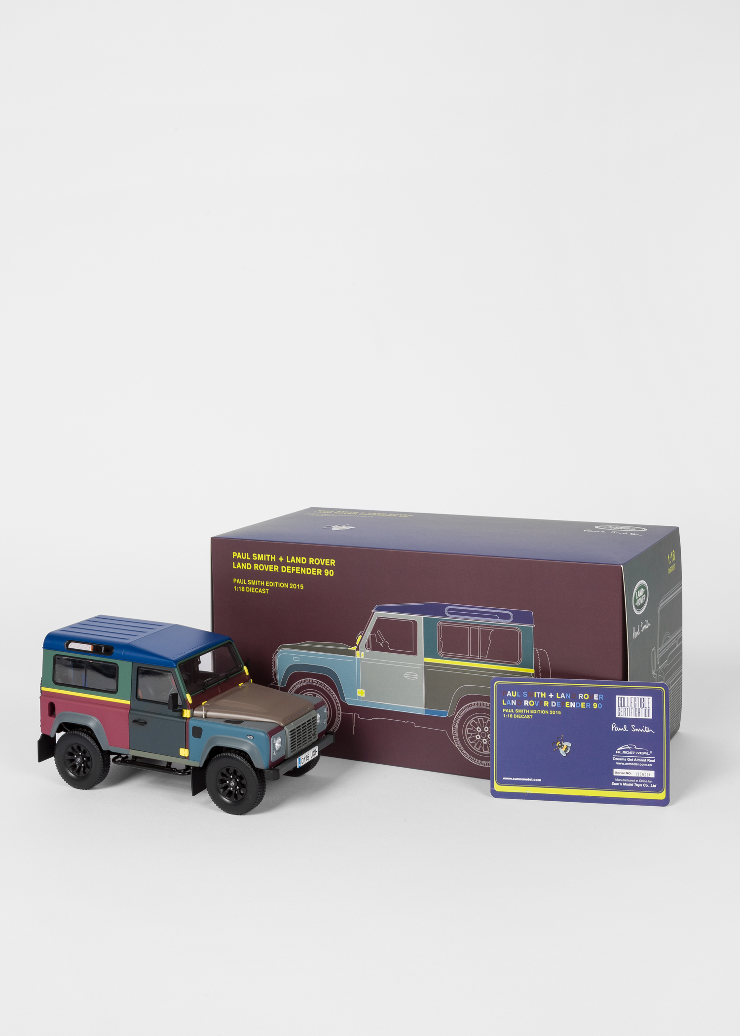 Paul Smith + Land Rover - Defender 90 1:18 Die Cast Metal