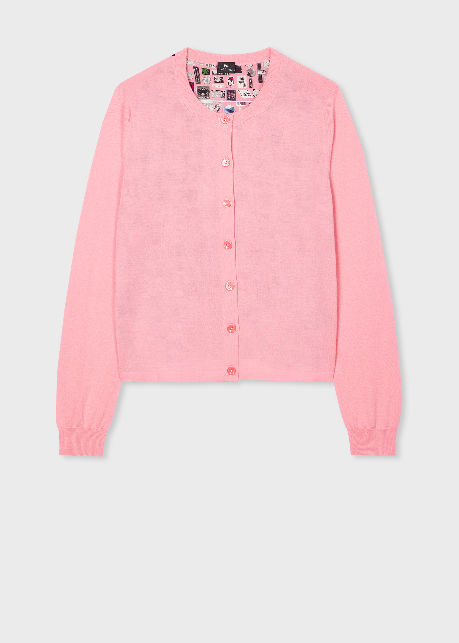 East Wool Cardigan Pink