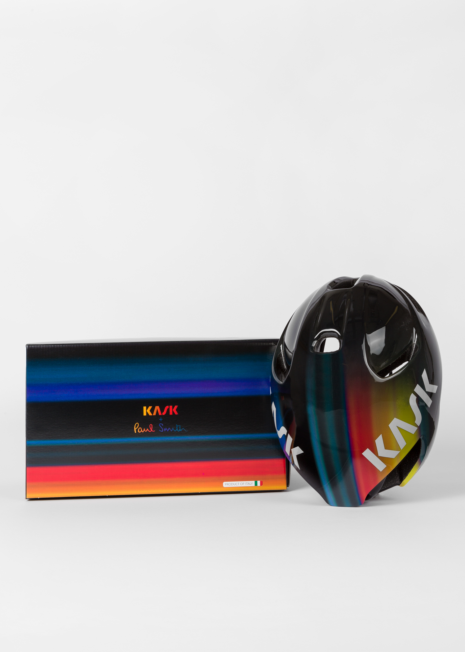 Paul Smith + Kask 'Rainbow Stripe' Utopia US Cycling Helmet