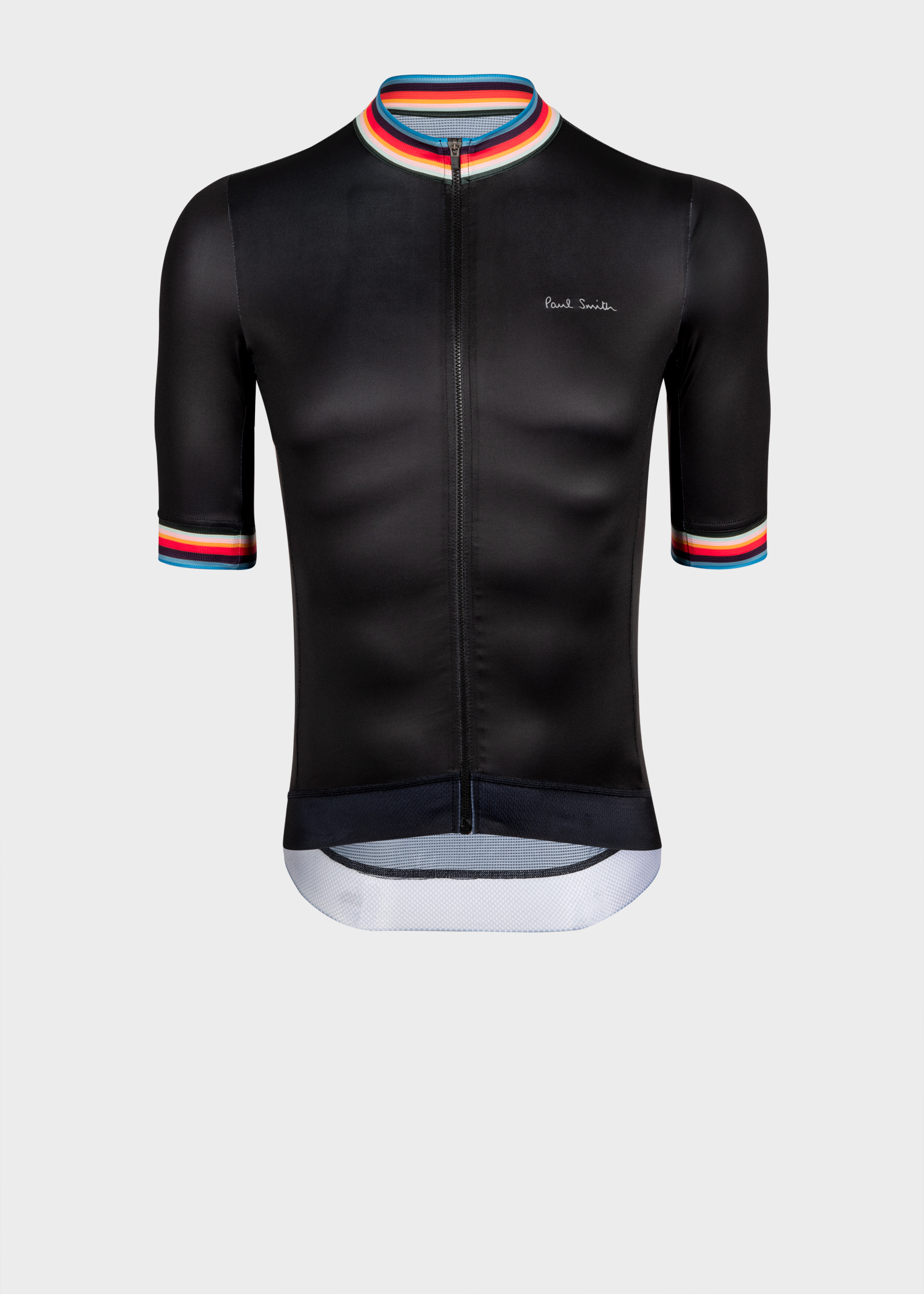 Black Artist Stripe Cycling Jersey