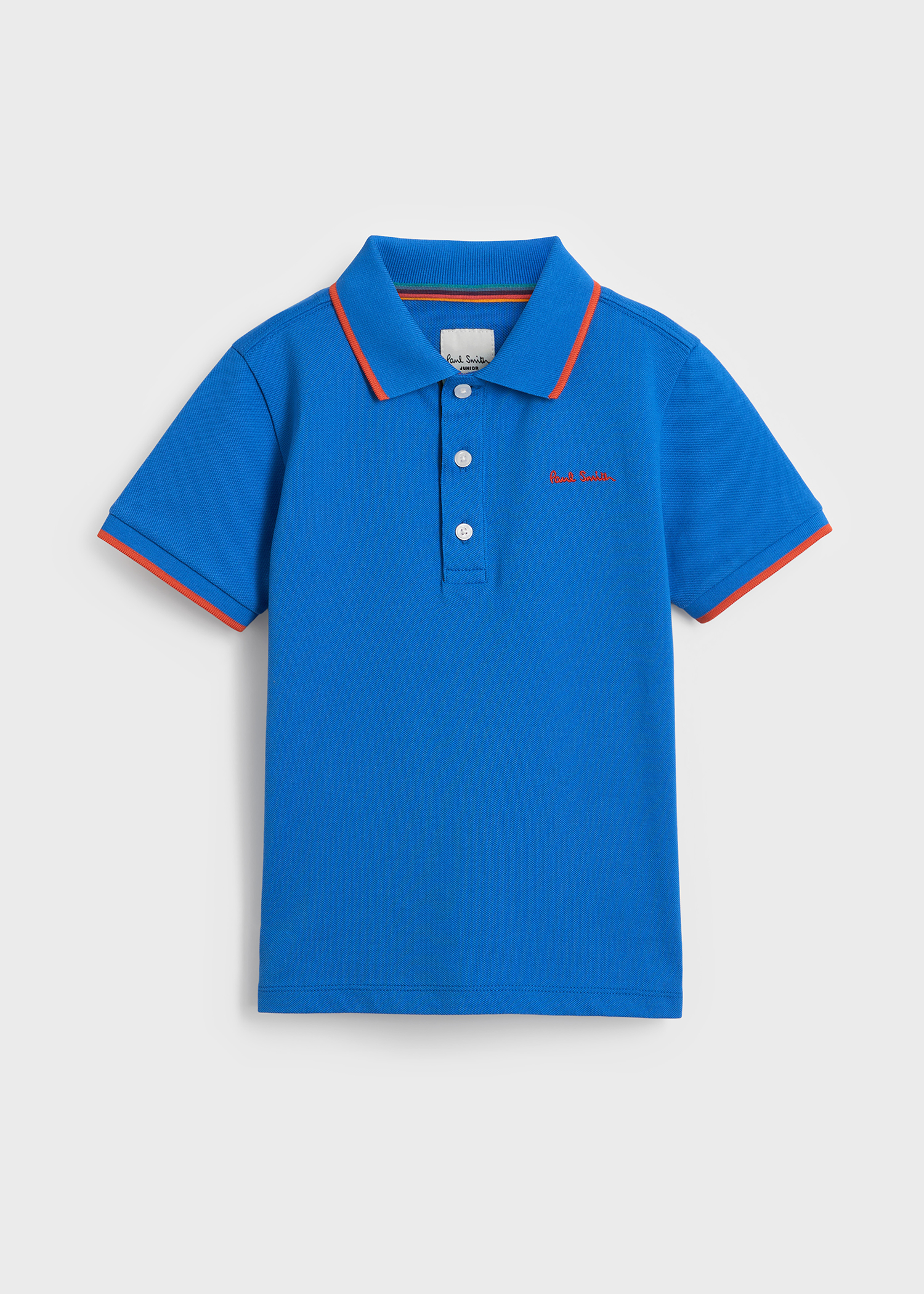 2-13 Years Blue Short Sleeve Signature Polo Shirt