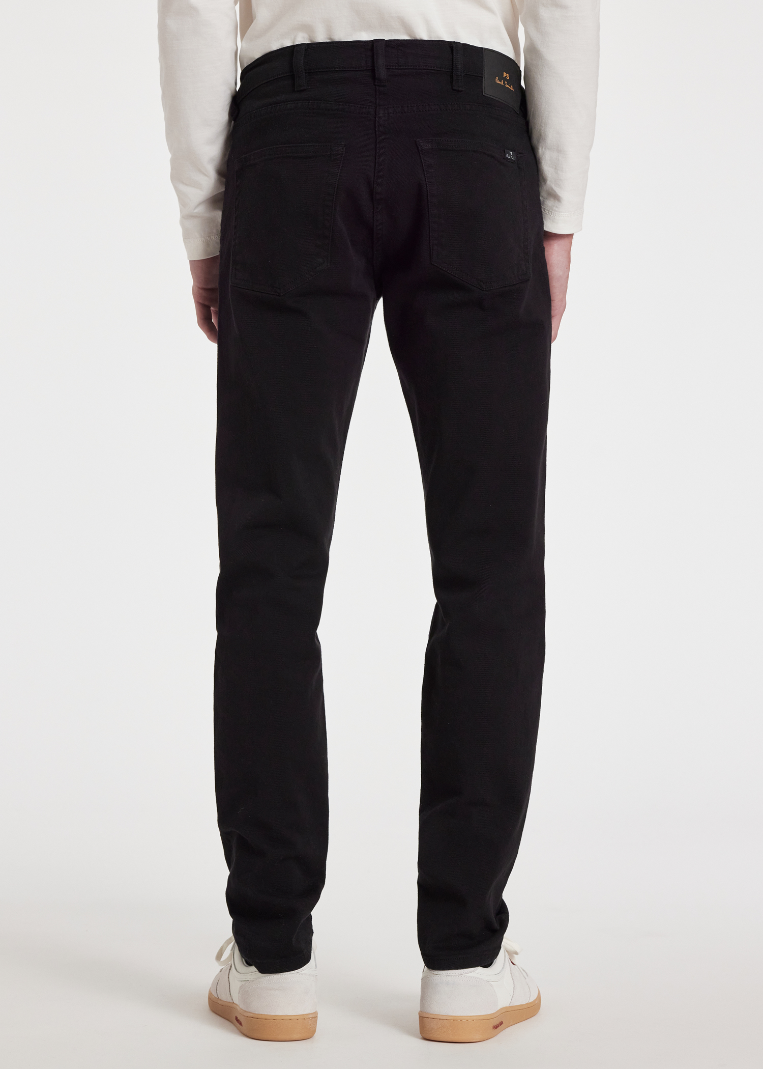 Men's Tapered-Fit Black Organic Stretch Jeans