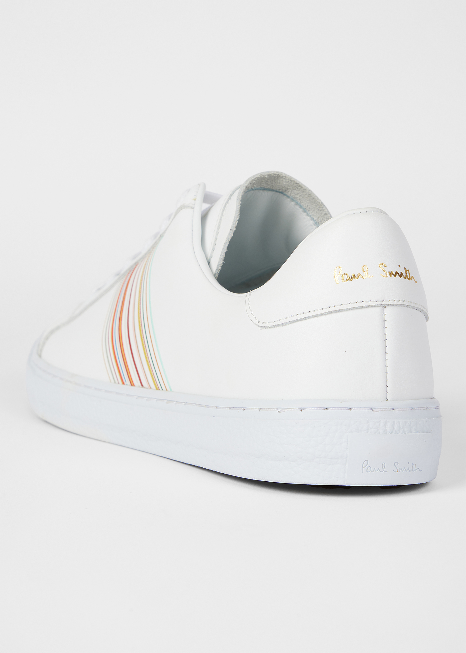 スニーカー PAUL SMITH Men Sneakers White M1SHAN77MMOLV 01 Men's White Leather 'Hansen' Sneakers