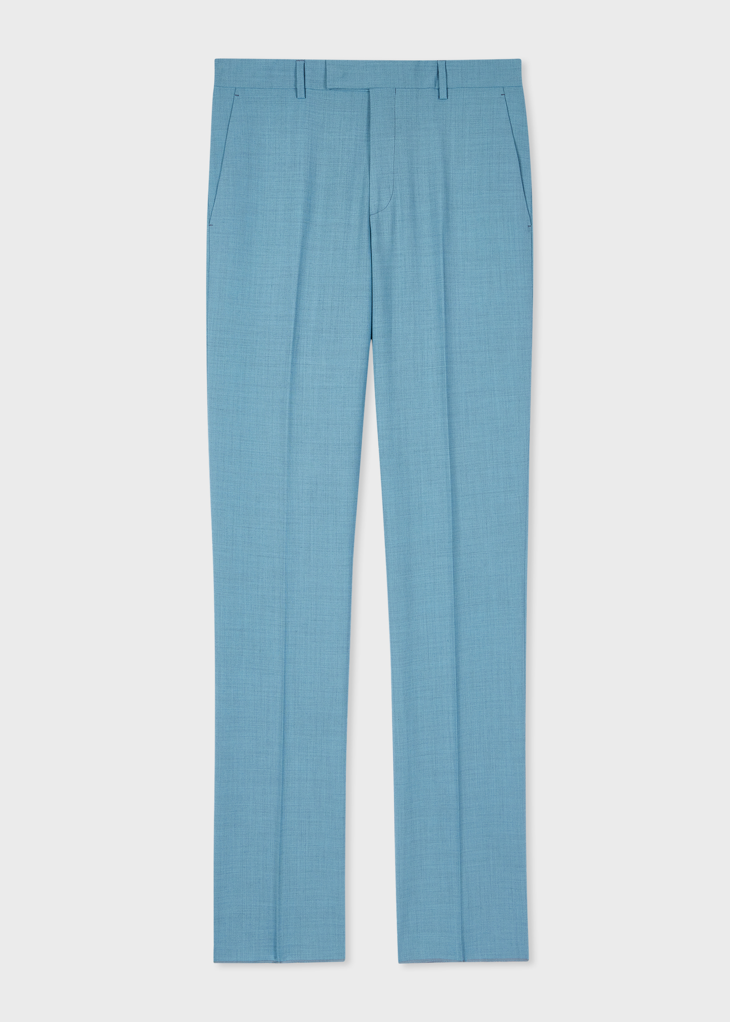 The Brierley - Blue Marl Overdyed Stretch-Wool Suit
