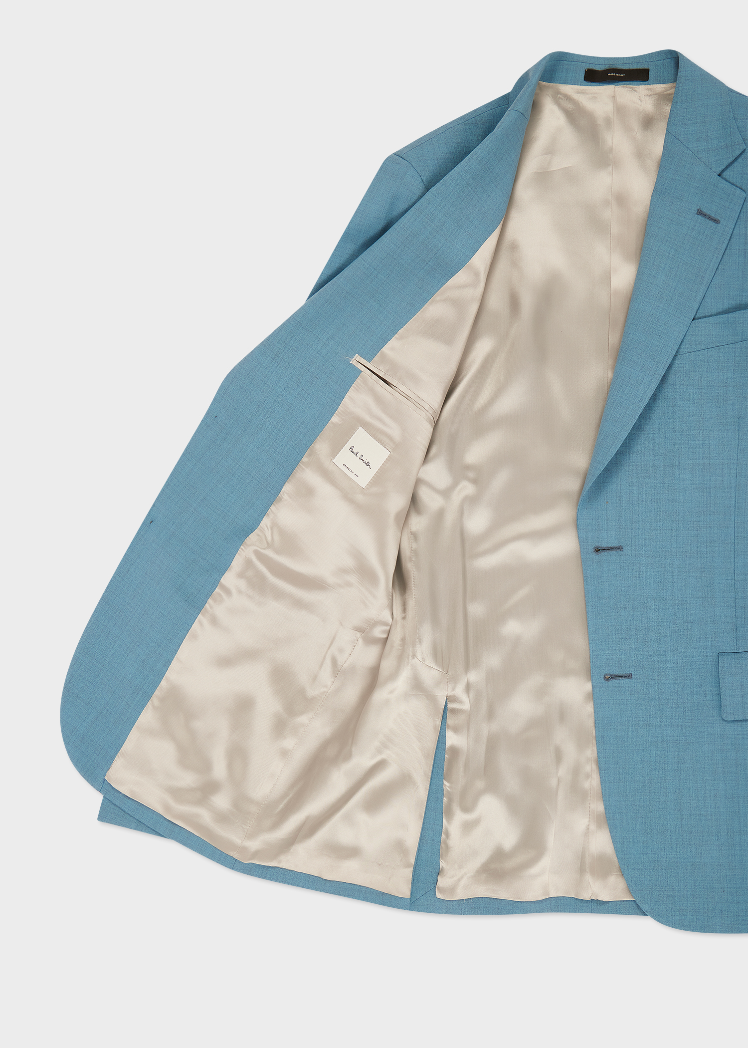 The Brierley - Blue Marl Overdyed Stretch-Wool Suit