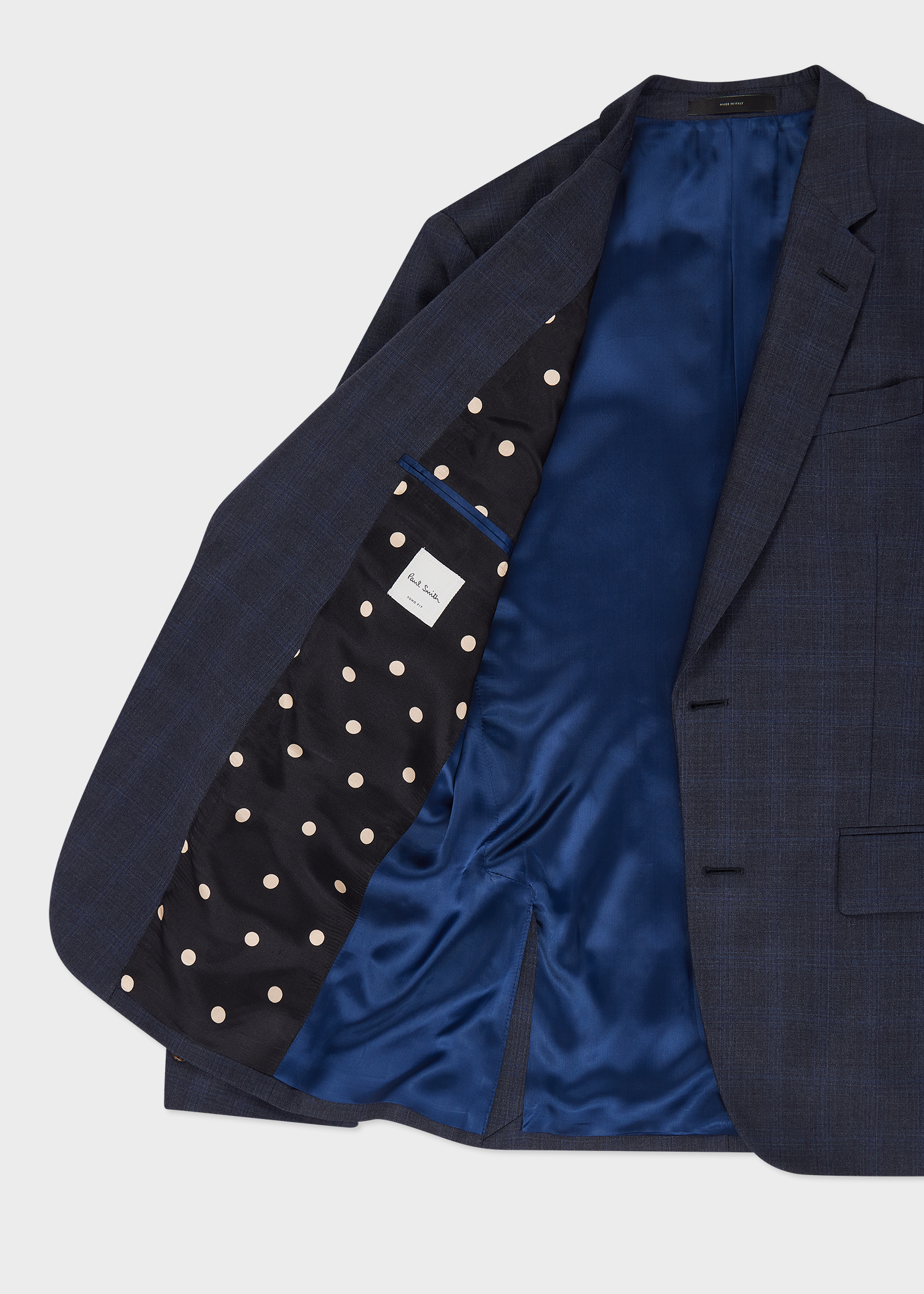 Paul Smith The Soho - Tailored-Fit Dark Blue Check Wool