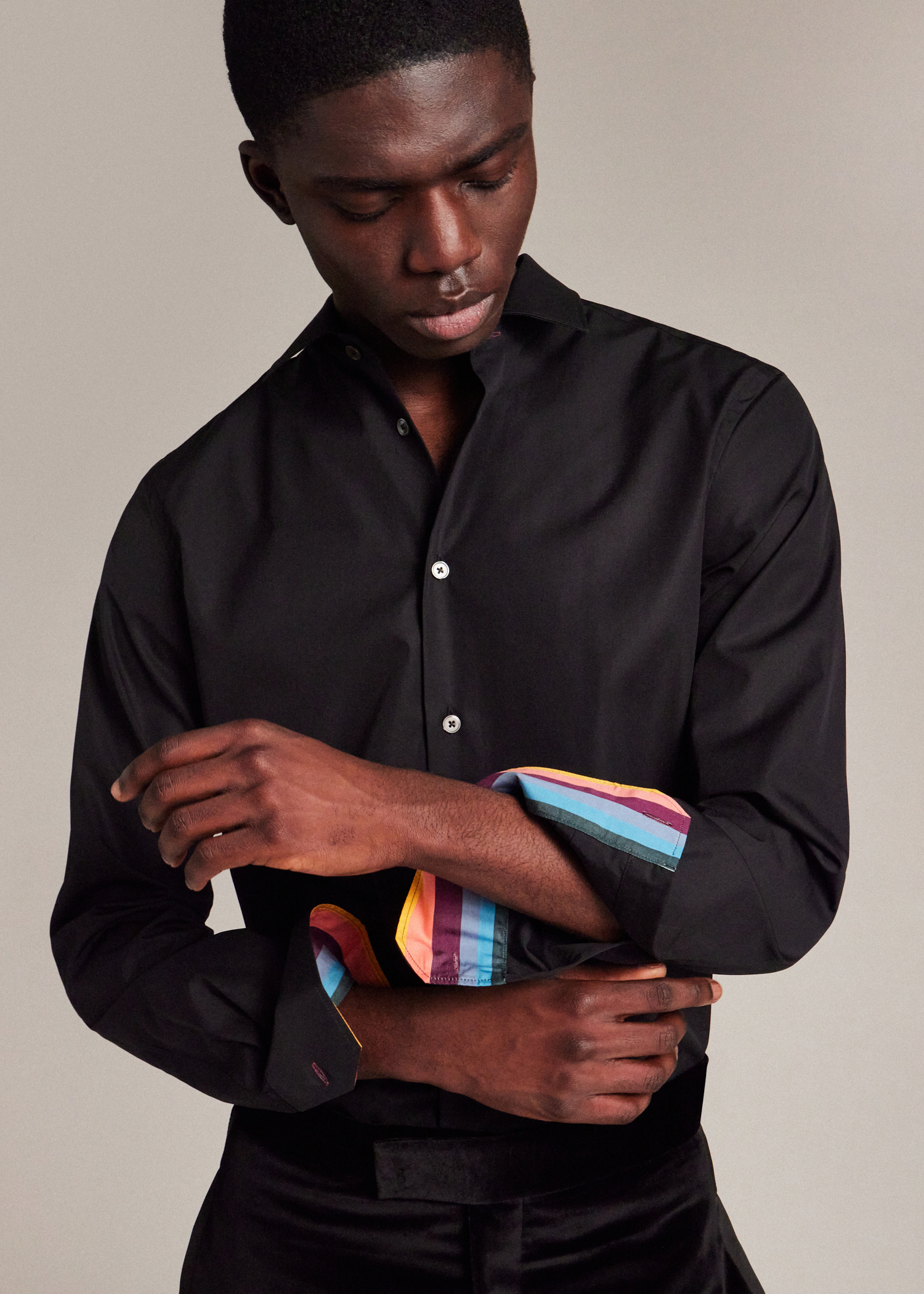 Men's Designer Long-Sleeve Shirts | Luxury Long Sleeve Shirts