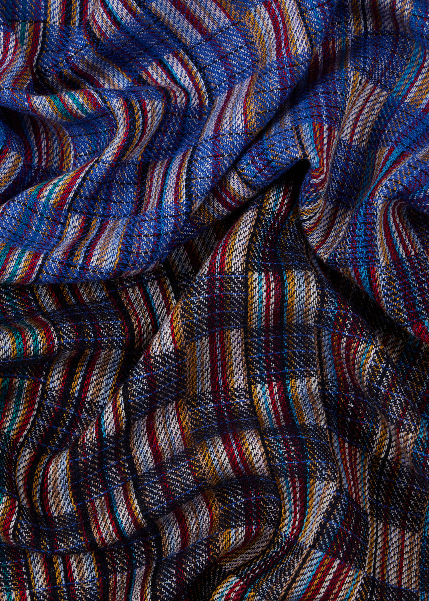 スカーフ PS PAUL SMITH Woman Scarf Blue W1A250MN064 47 13105874-2024897228219860.jpg