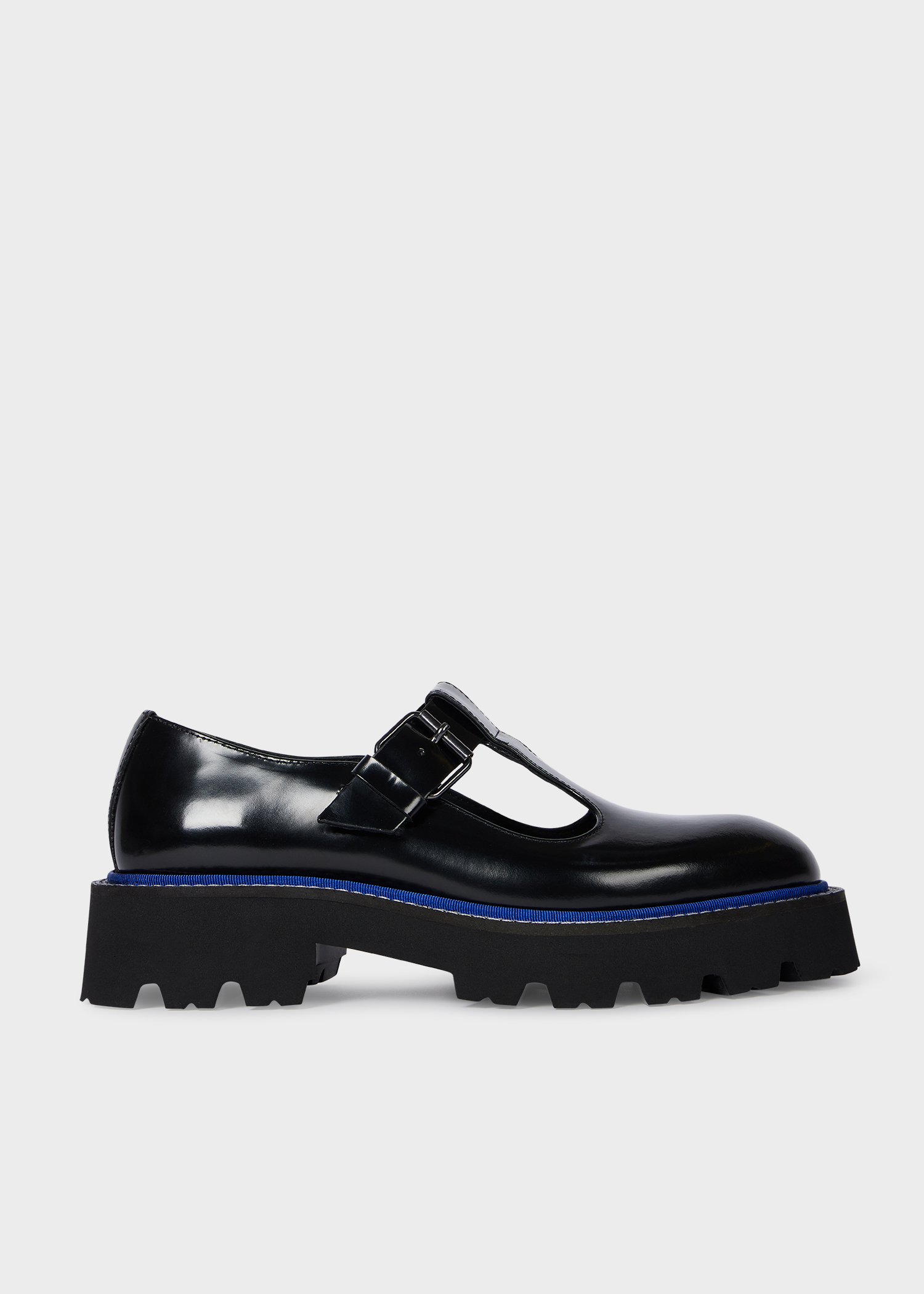 Paul Smith Women's Black High Shine 'Osaka' Leather Mary