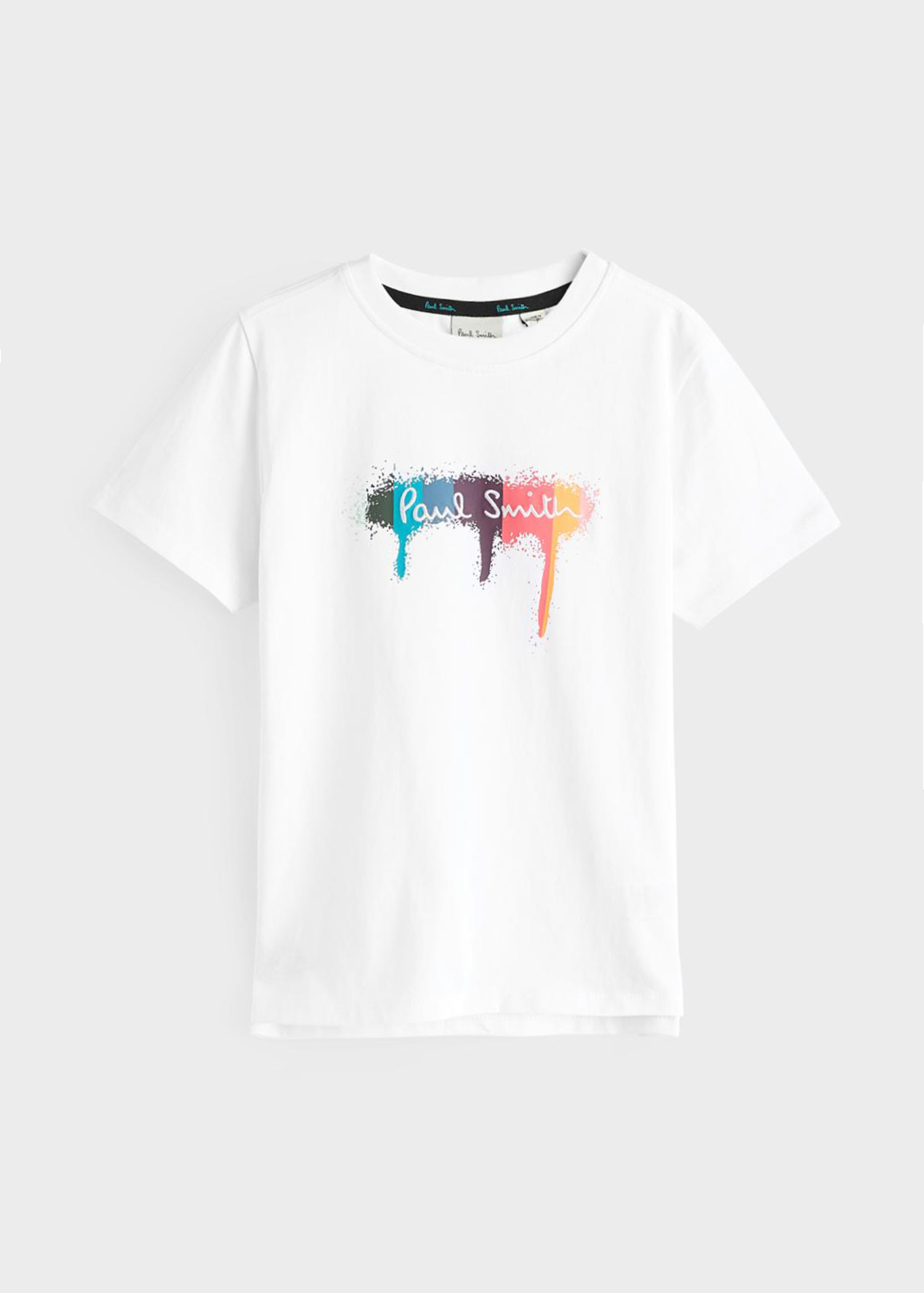 2-13 Years White 'Artist Stripe Paint' T-Shirt