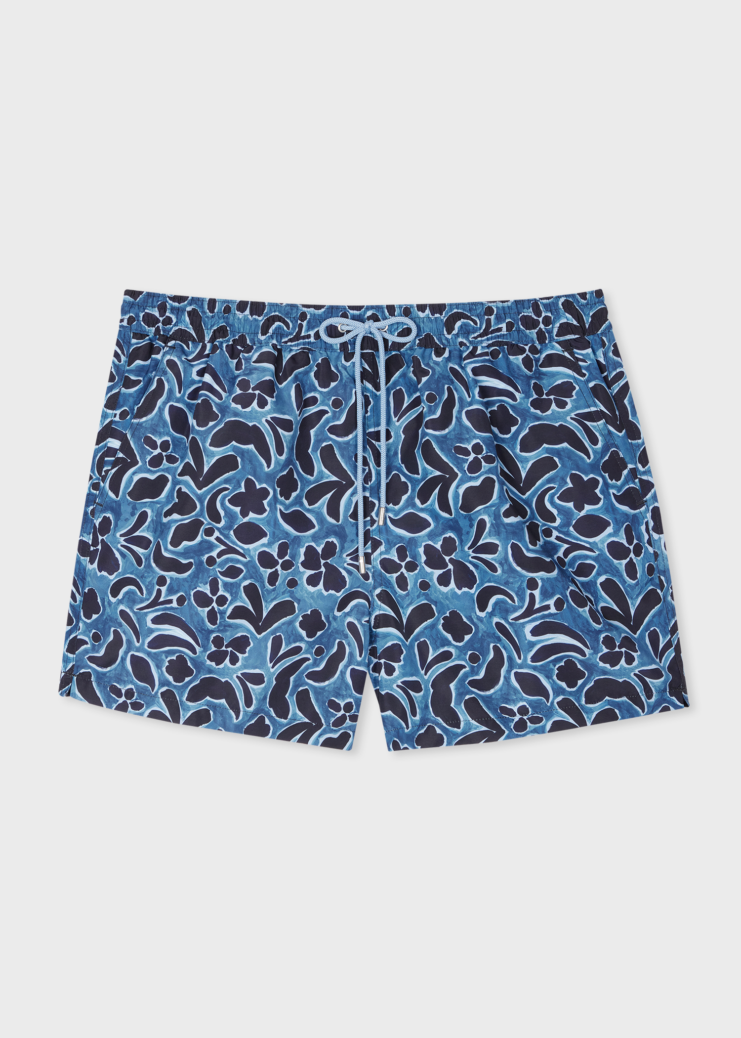 Men's Blue 'Botanic Floral' Swim Shorts