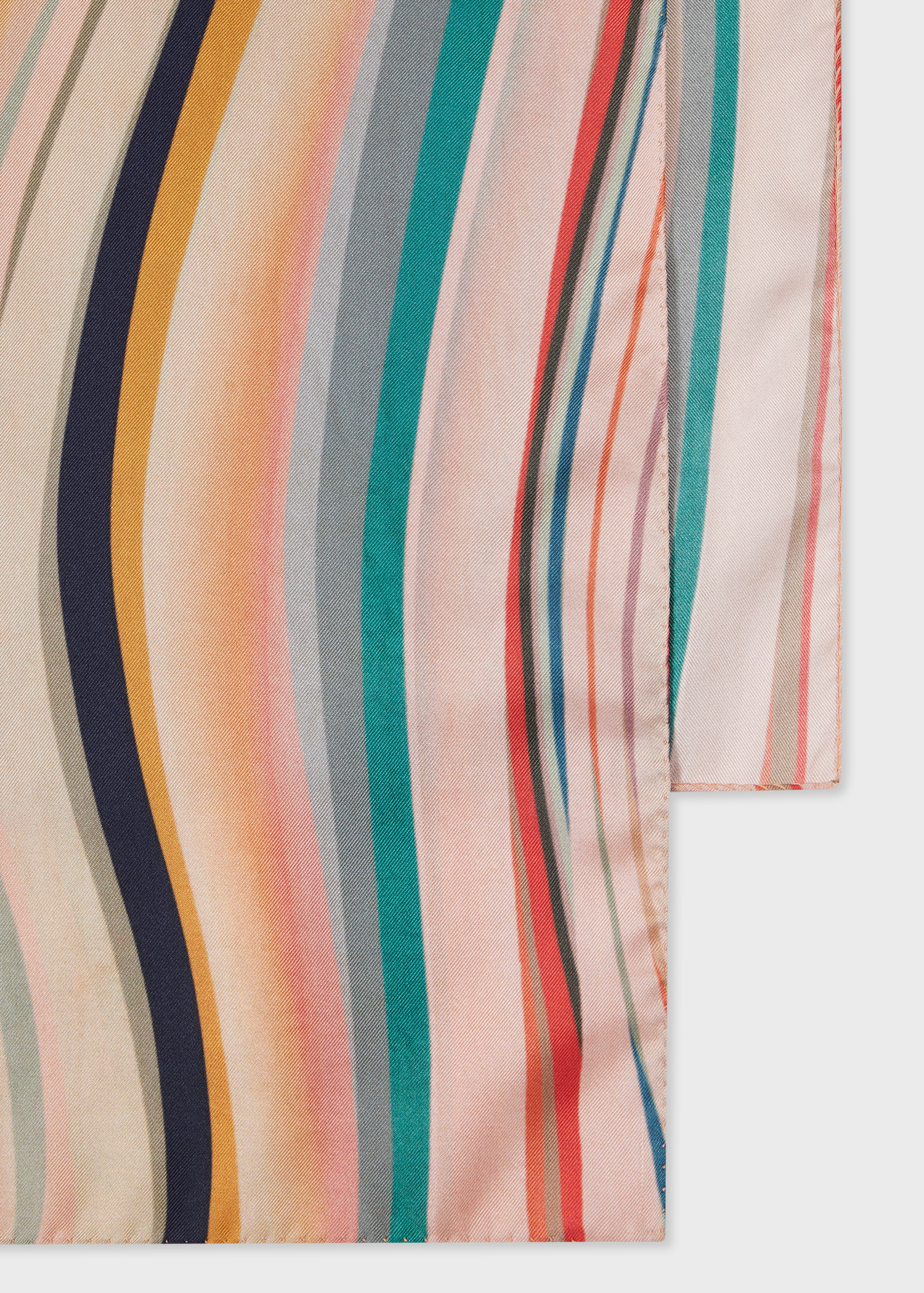 Women's Dusky Pink 'Swirl' Twill Scarf