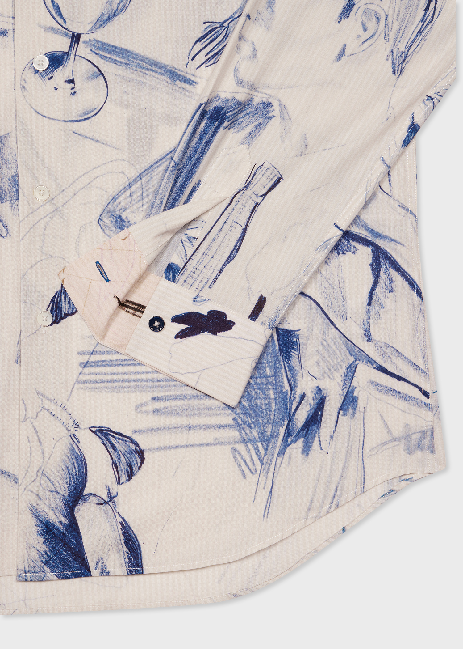 Paul Smith Sketchbook Print Cotton Shirt | Liberty