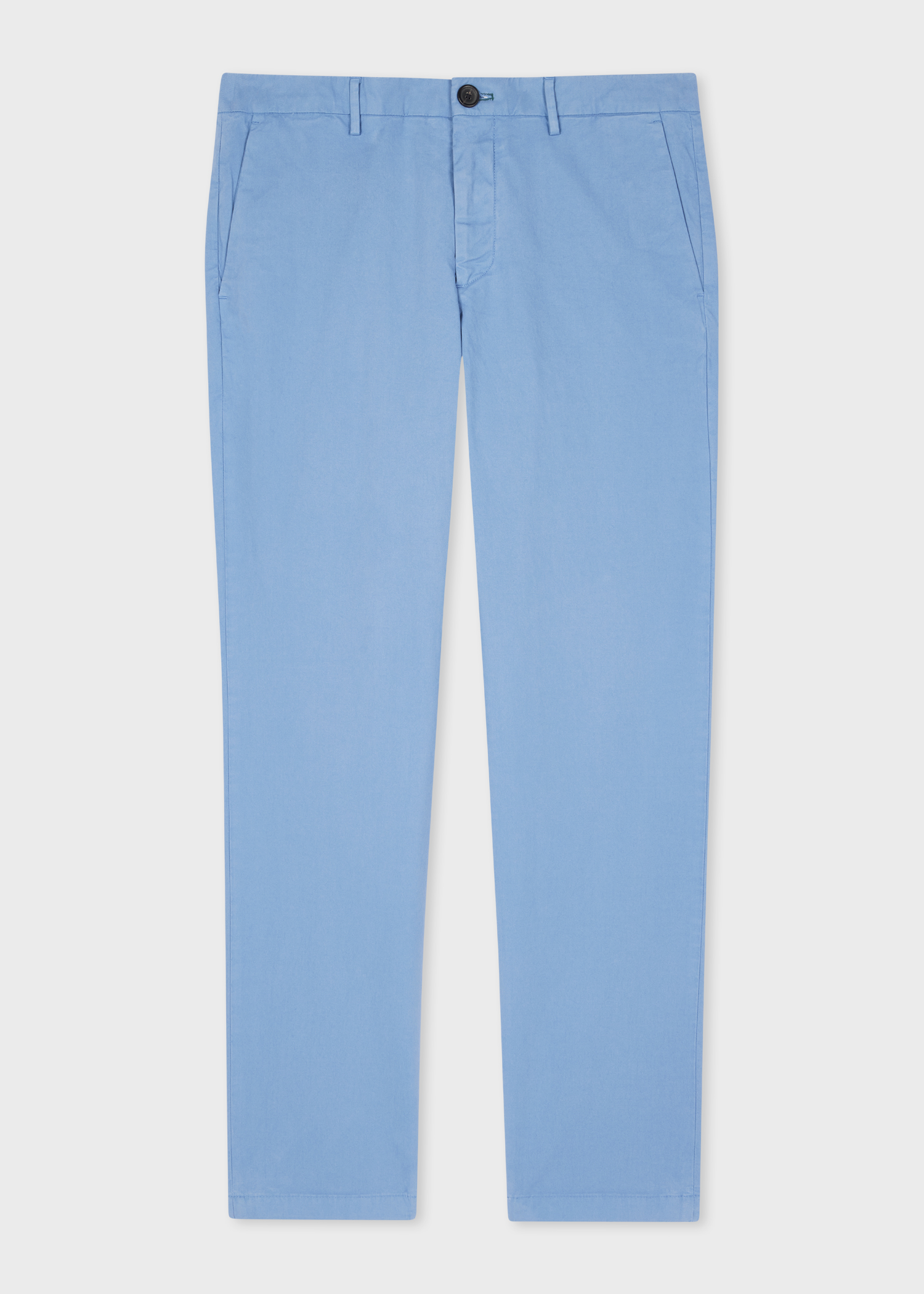 Men's Light Blue Mid-Fit 'Broad Stripe Zebra' Chinos