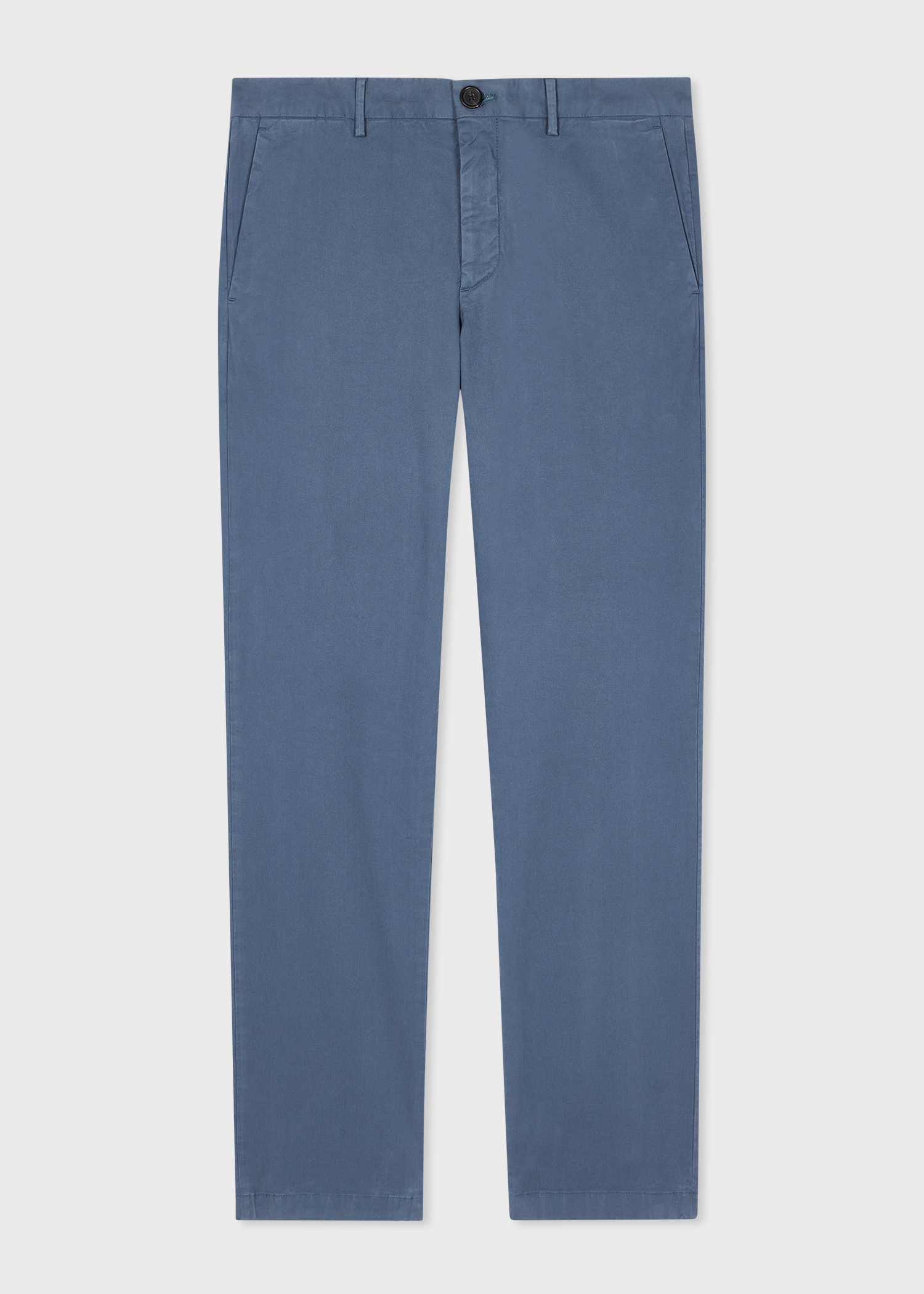 Men's Stone Blue Mid-Fit 'Broad Stripe Zebra' Chinos image.