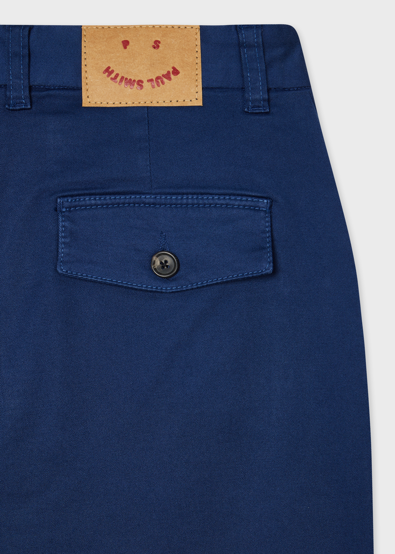 Women's Navy Stretch-Cotton Slim-Fit Chinos