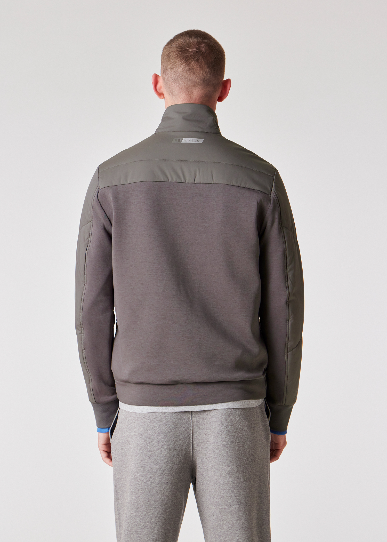 PS Paul Smith Anthracite Mixed Media Jacket | King's Cross