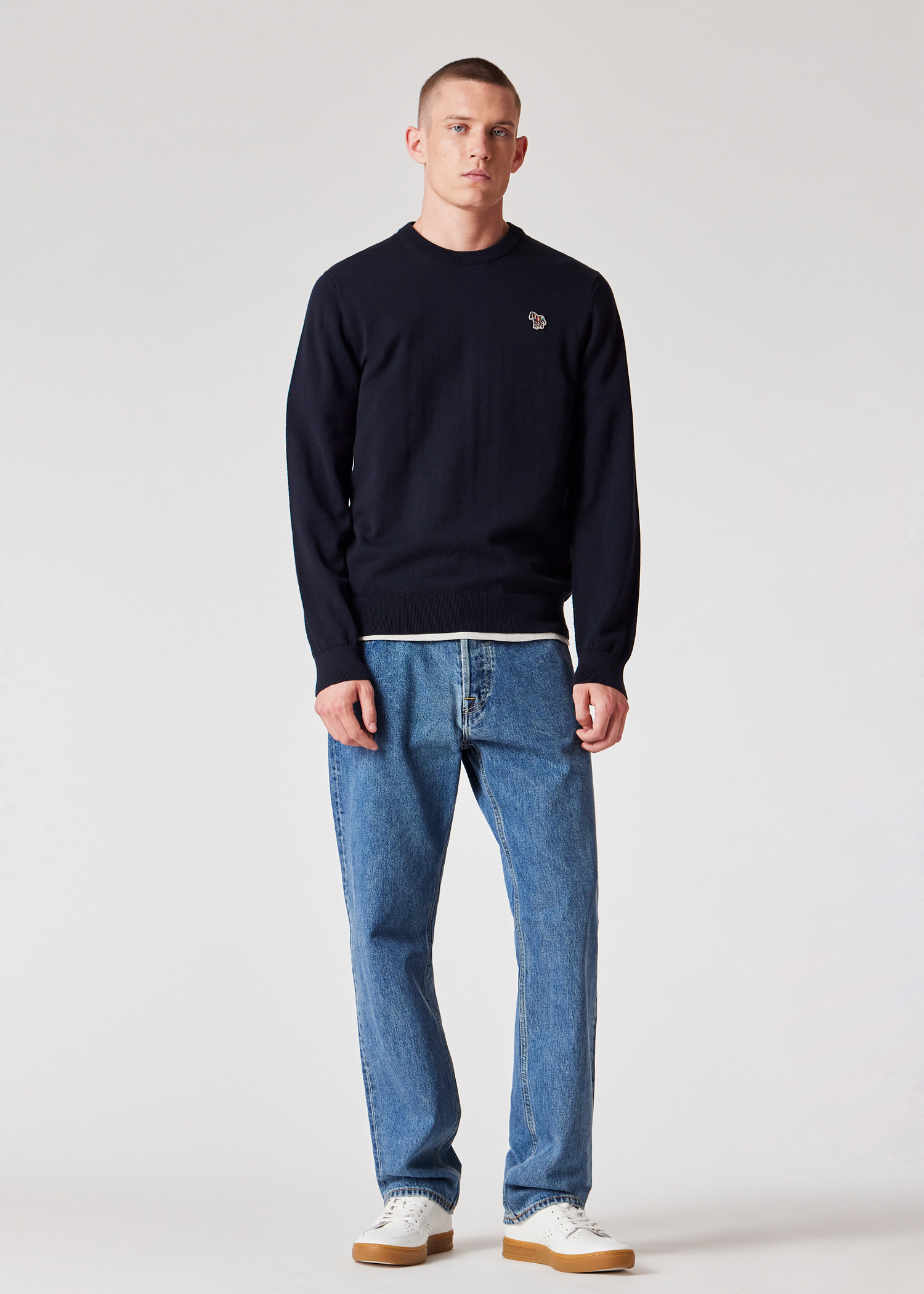 【関税込み】PS by Paul Smith ネイビー Zebra フーディ 2-13 Years Navy Zebra Logo Hoodie