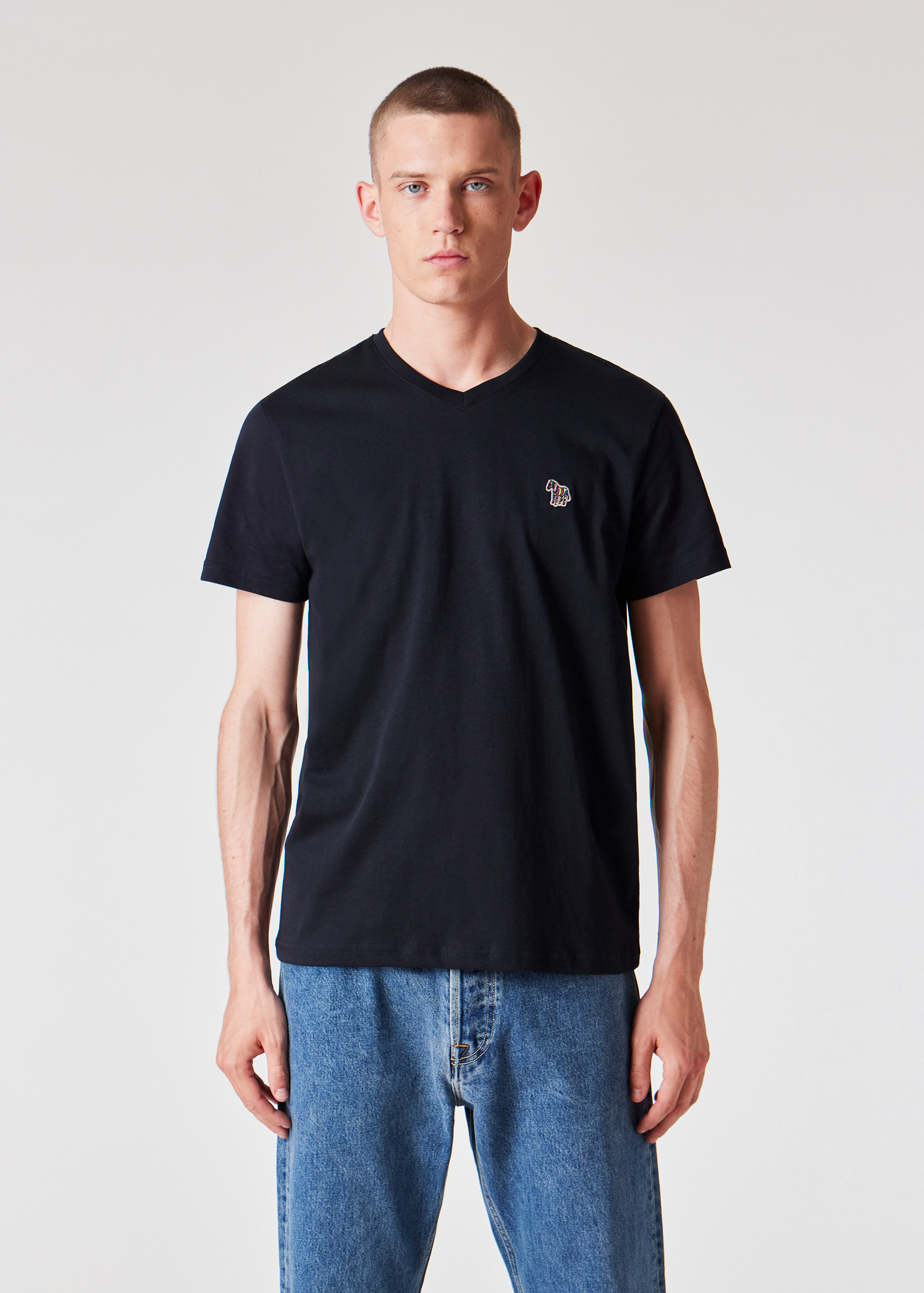 Tシャツ・カットソー Paul Smith FW25 TAILORED FIT SHIRT (M2R 599R PZEBRA 44) Paul Smith Tailored Fit Feather Shirt | Jules B