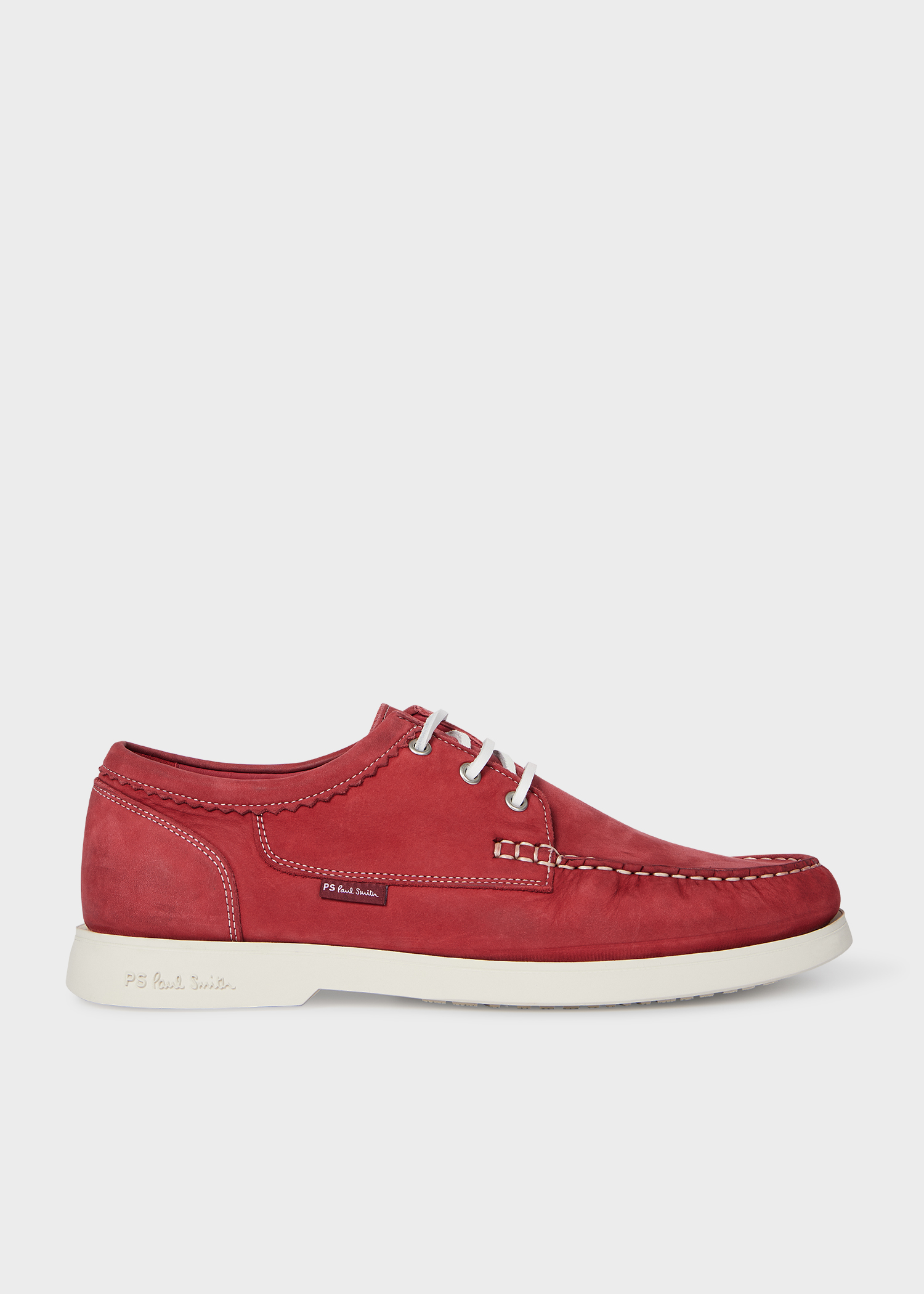 PS Paul Smith Red Suede Pebble Boat Shoes King s Cross