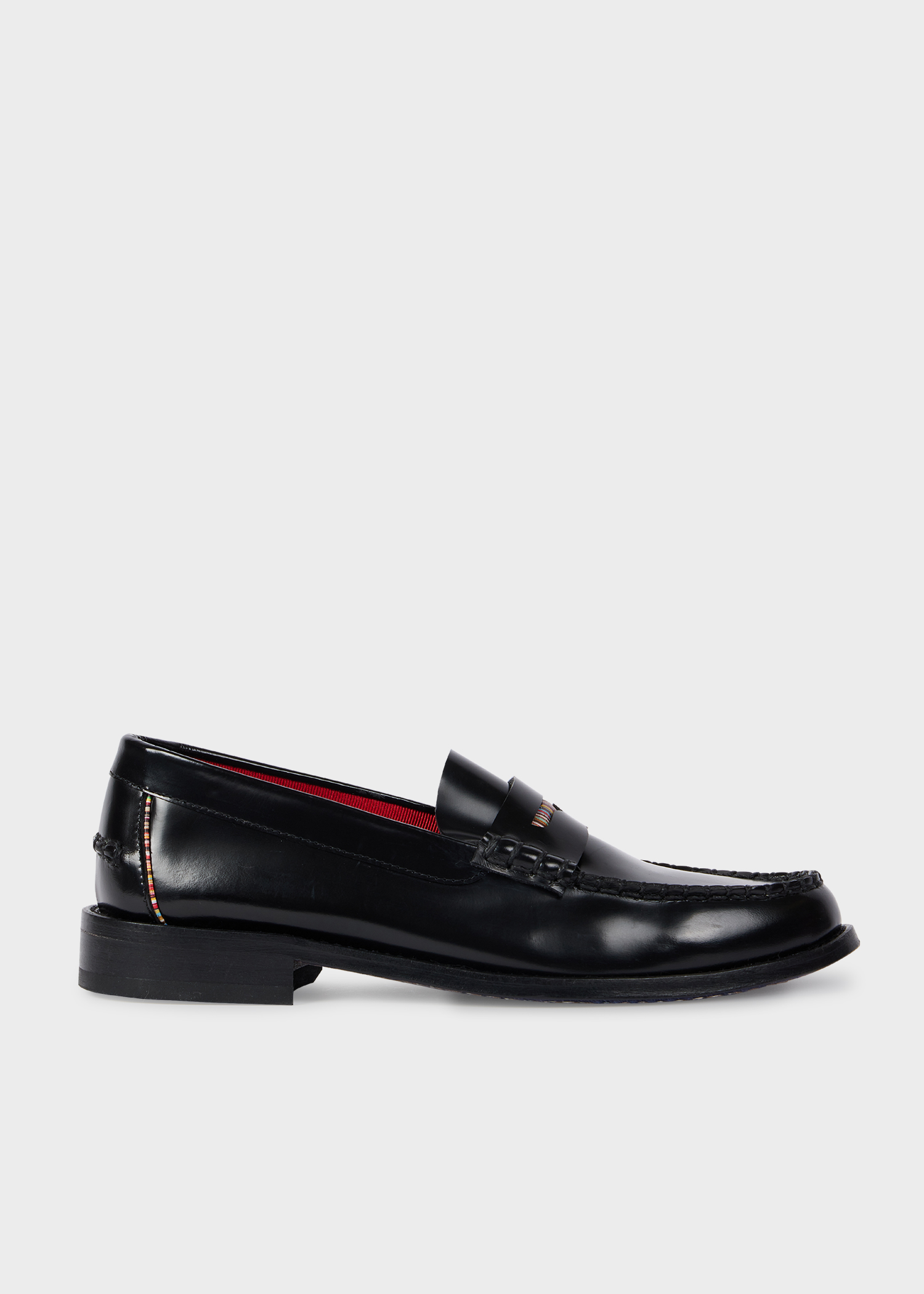 Women's Black Laida High-Shine Loafers