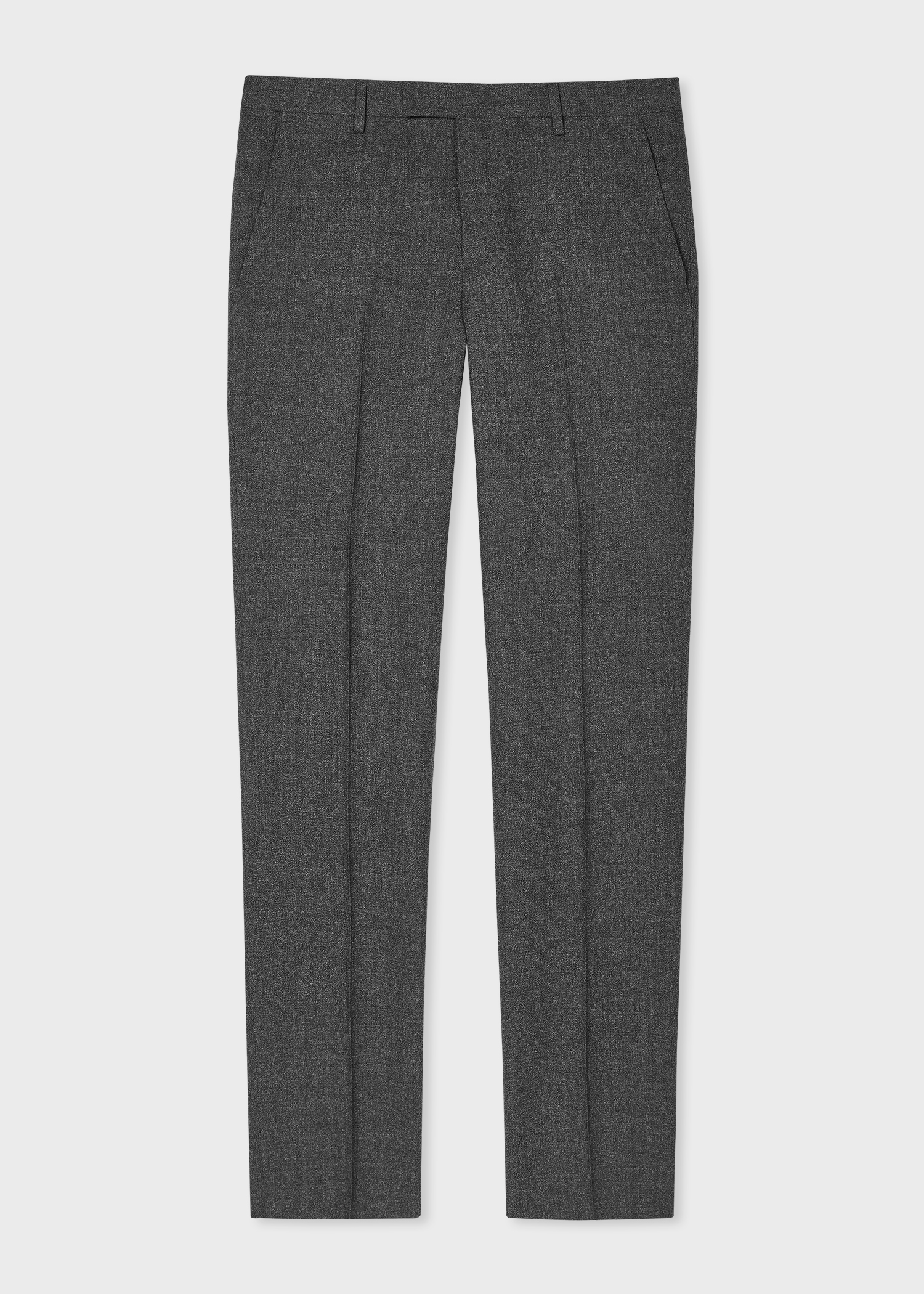 Straight Fit Trousers Dark Grey