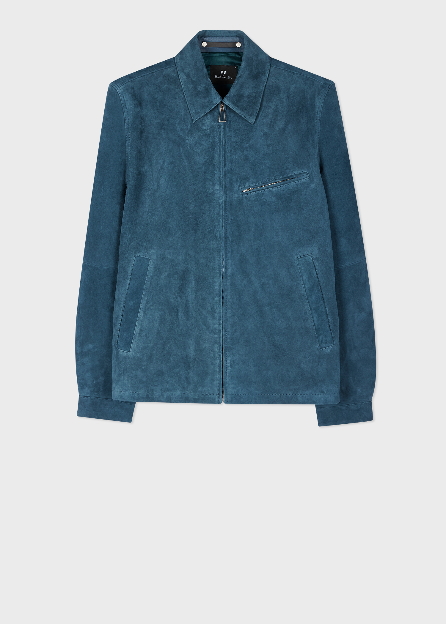 3510272 Navy Blue Suede Jacket