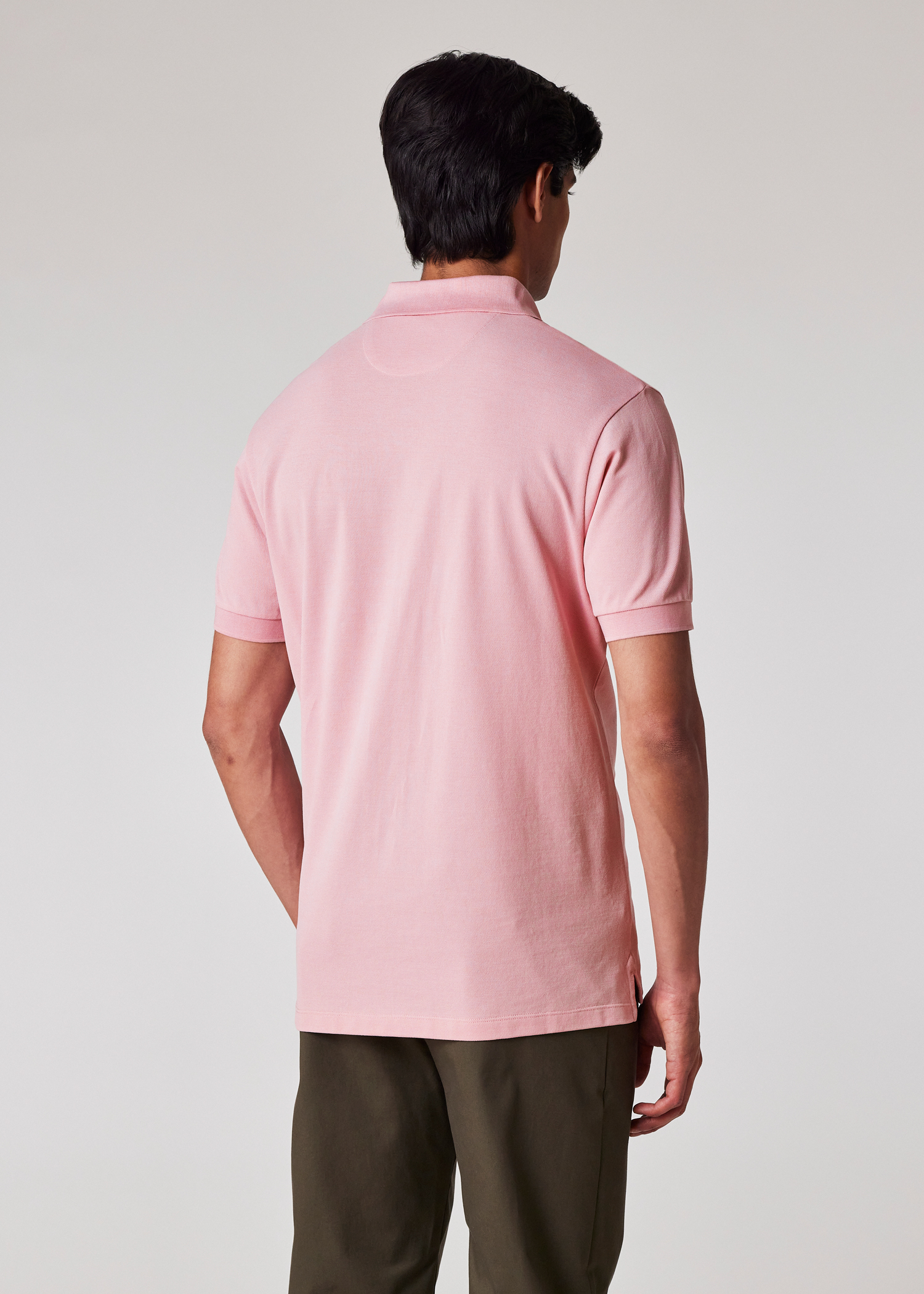 Tシャツ・カットソー Paul Smith SS25 POLO IN COTONE (M1R 698PP L00086 01) Men's White Cotton Signature Logo Polo Shirt