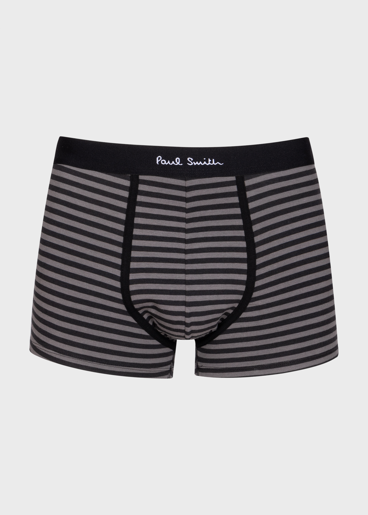 Organic Cotton Black Low-Rise Boxer Briefs Three Pack