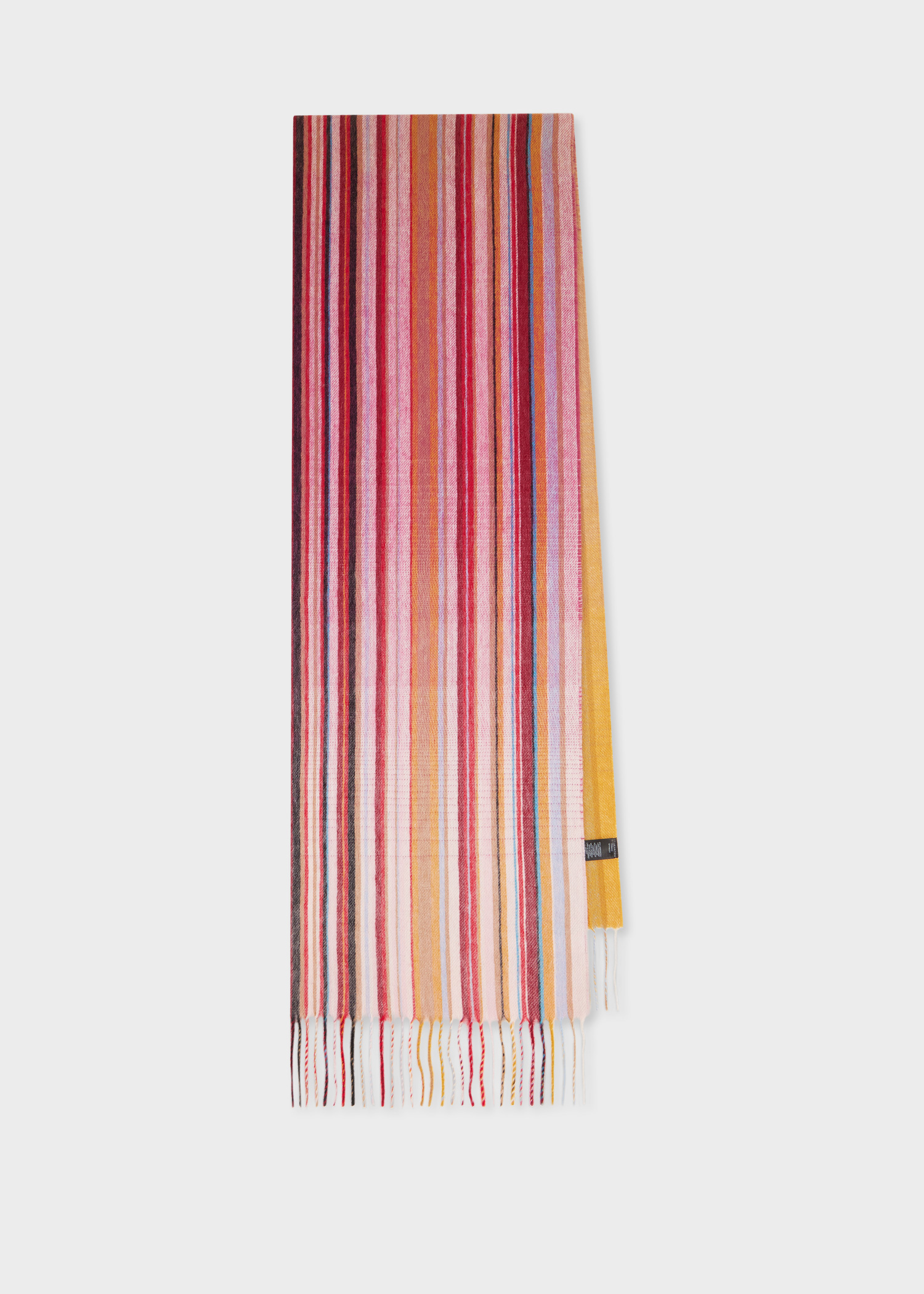 Lambswool Silk Triangle Lace Scarf Light Pink