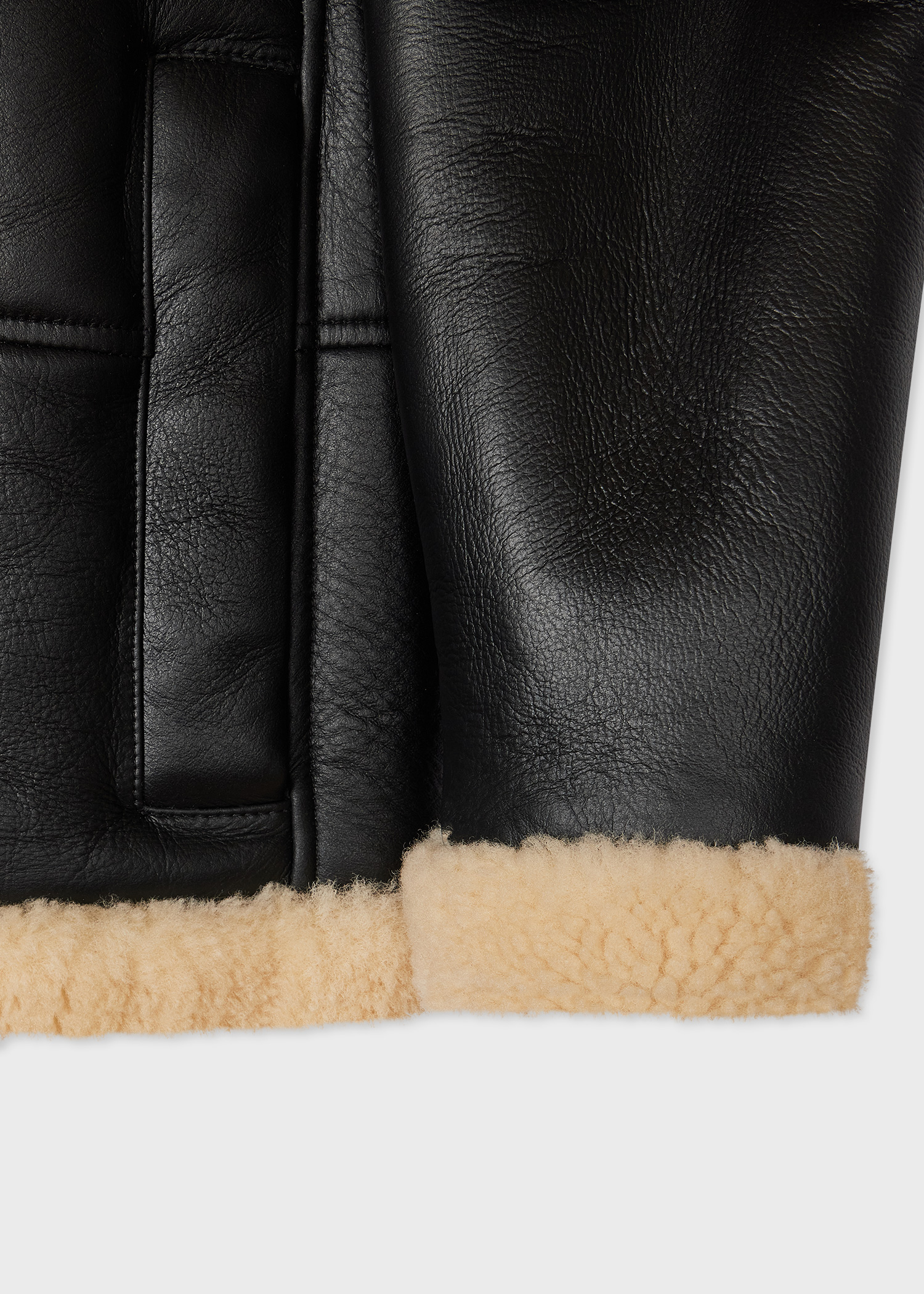 Veste Noire Femme en Peau de Mouton Veste Noire Femme en Peau de Mouton