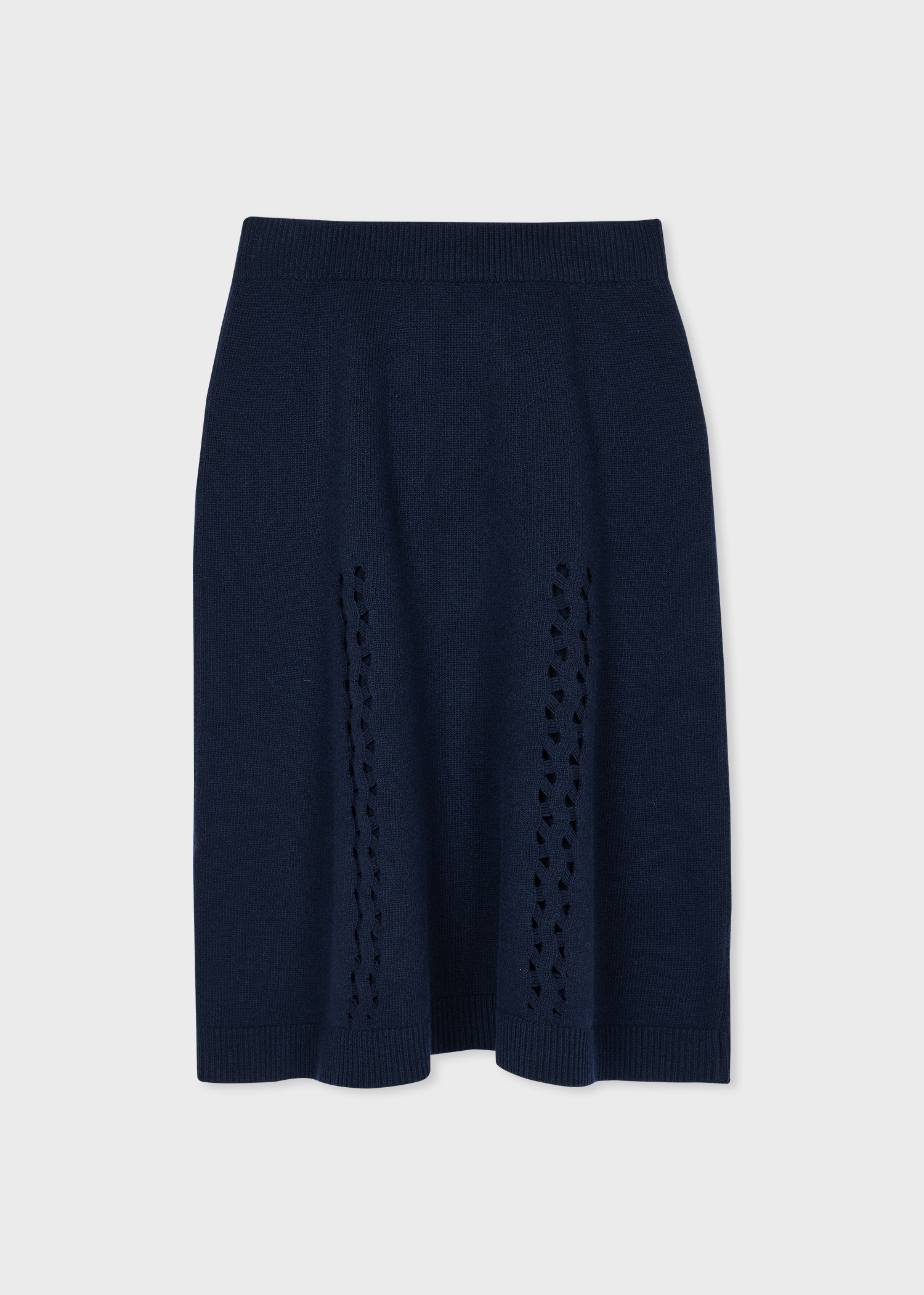 FUB Pointelle Skirt, Dark Navy main image 0
