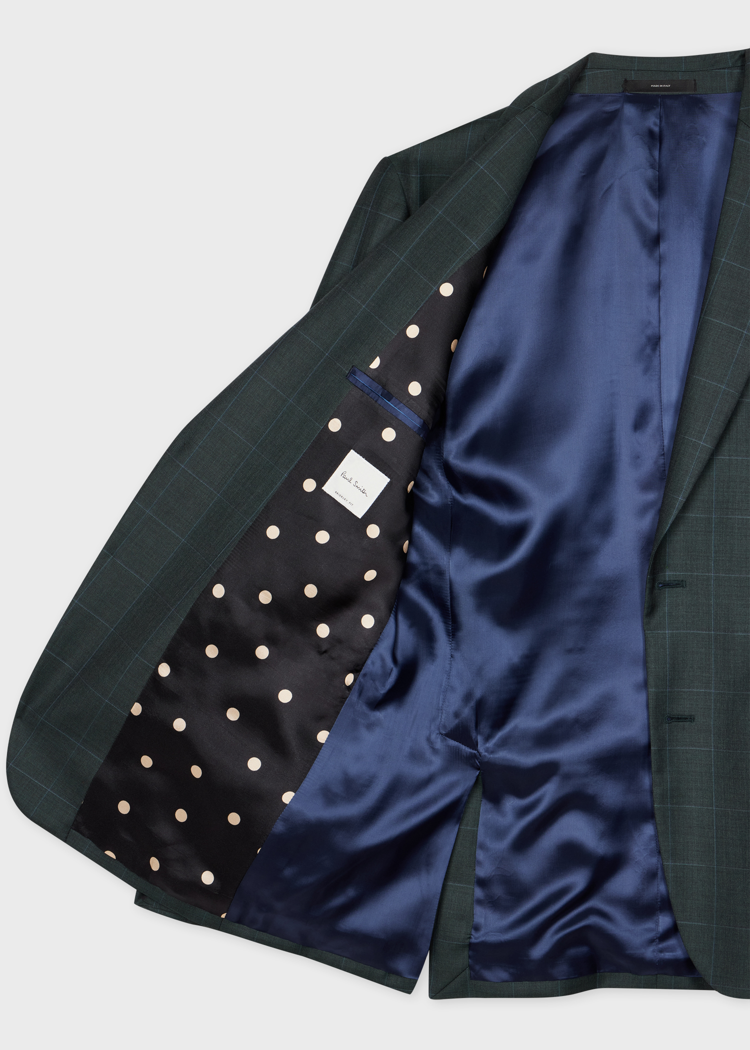 The Brierley - Dark Green Check Wool Blazer