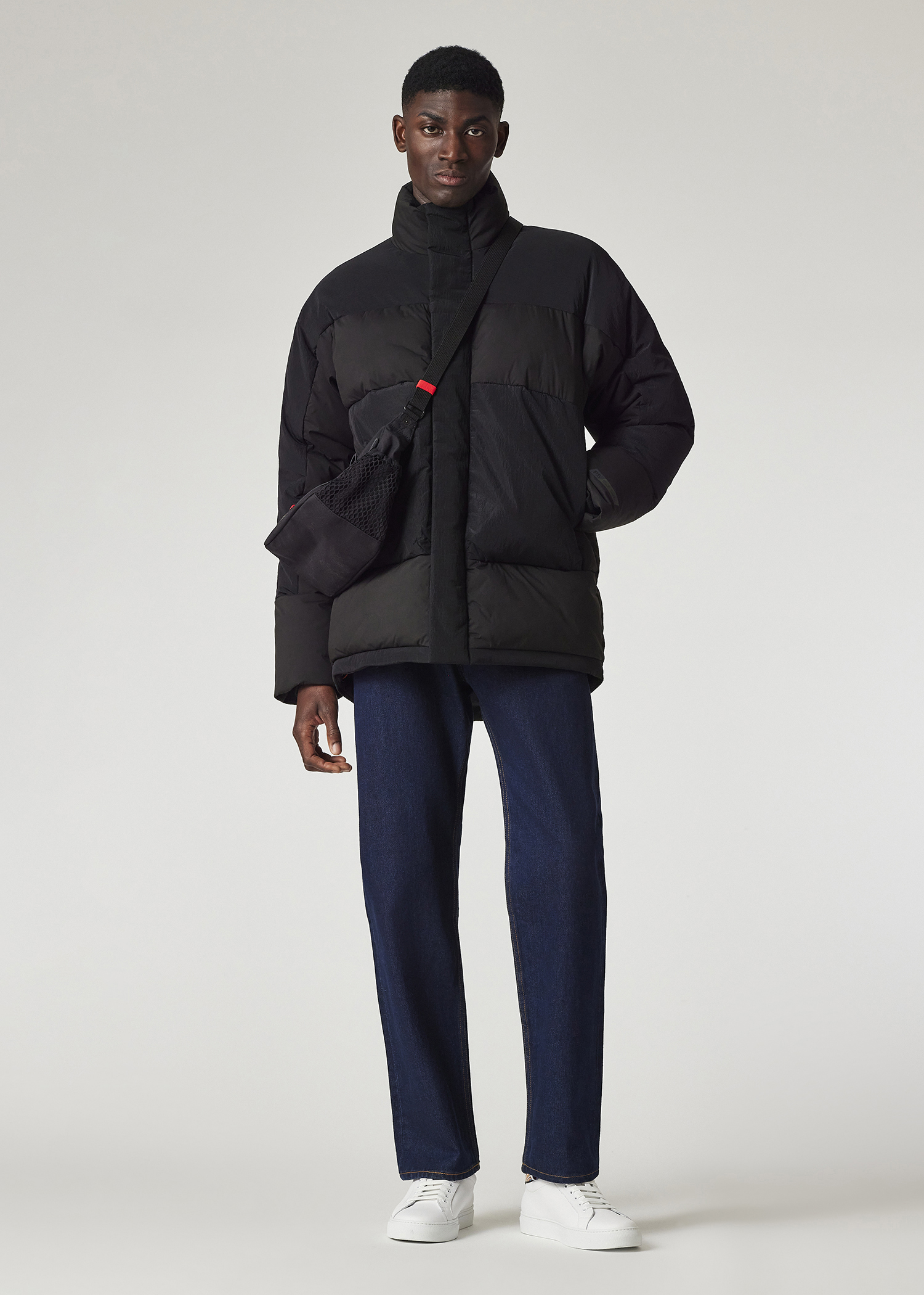 Black Matte Puffer Jacket Paul Smith