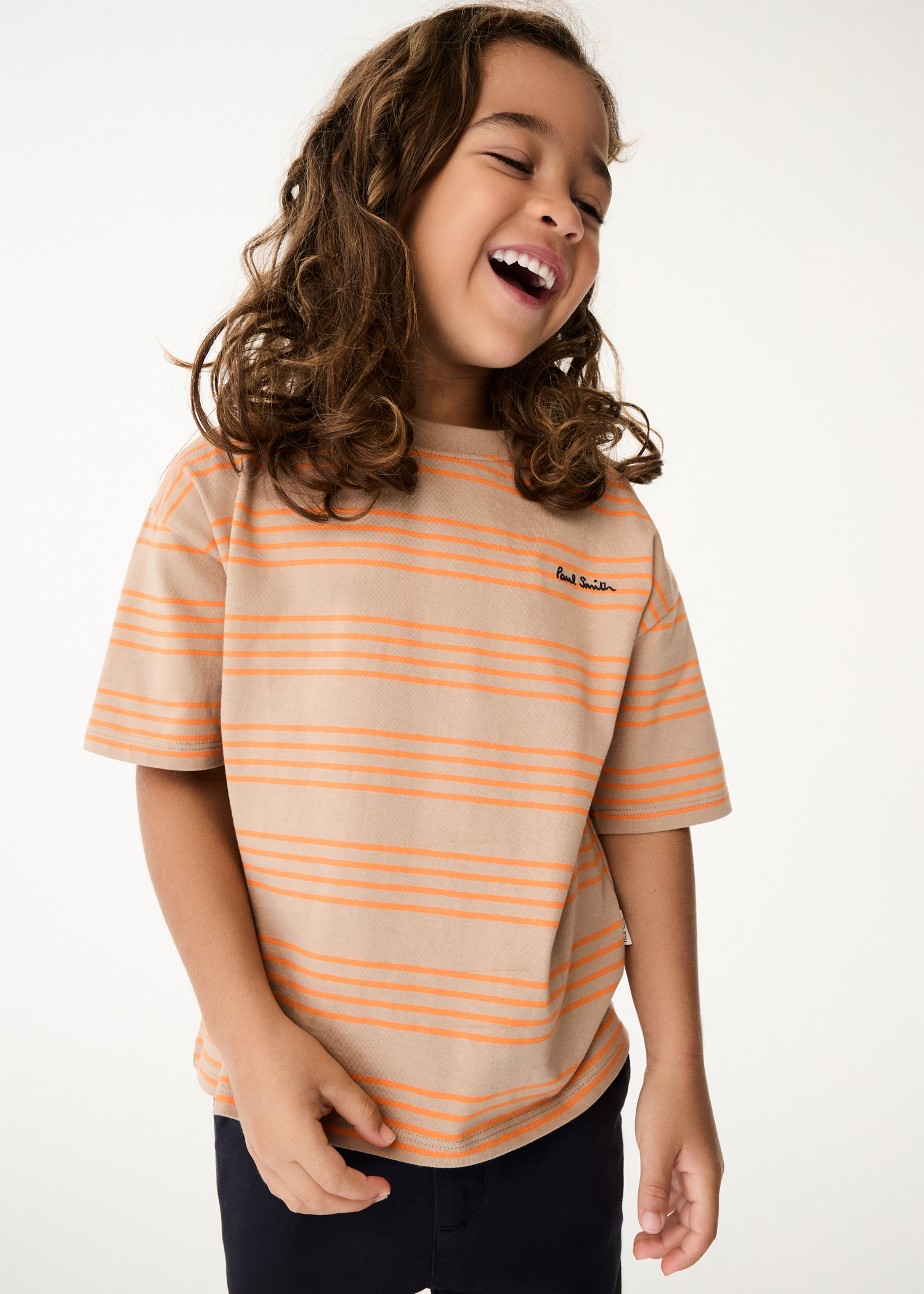 Paul Smith Junior 2-13 Years Navy Skull Print T-Shirt