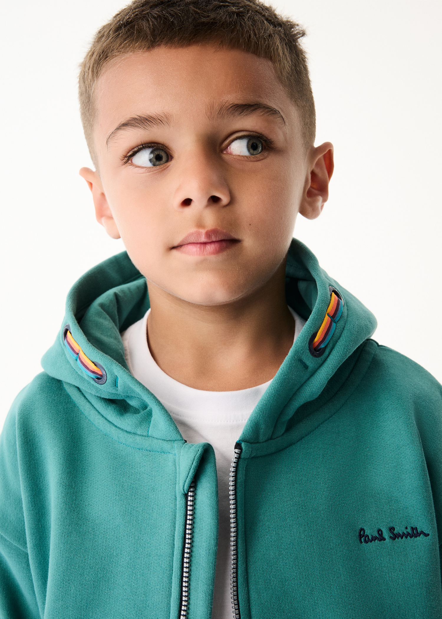 【関税&送料込】Paul Smith Hoodie Paul Smith Zip Hoodie 40D Light Blue - Terraces Menswear