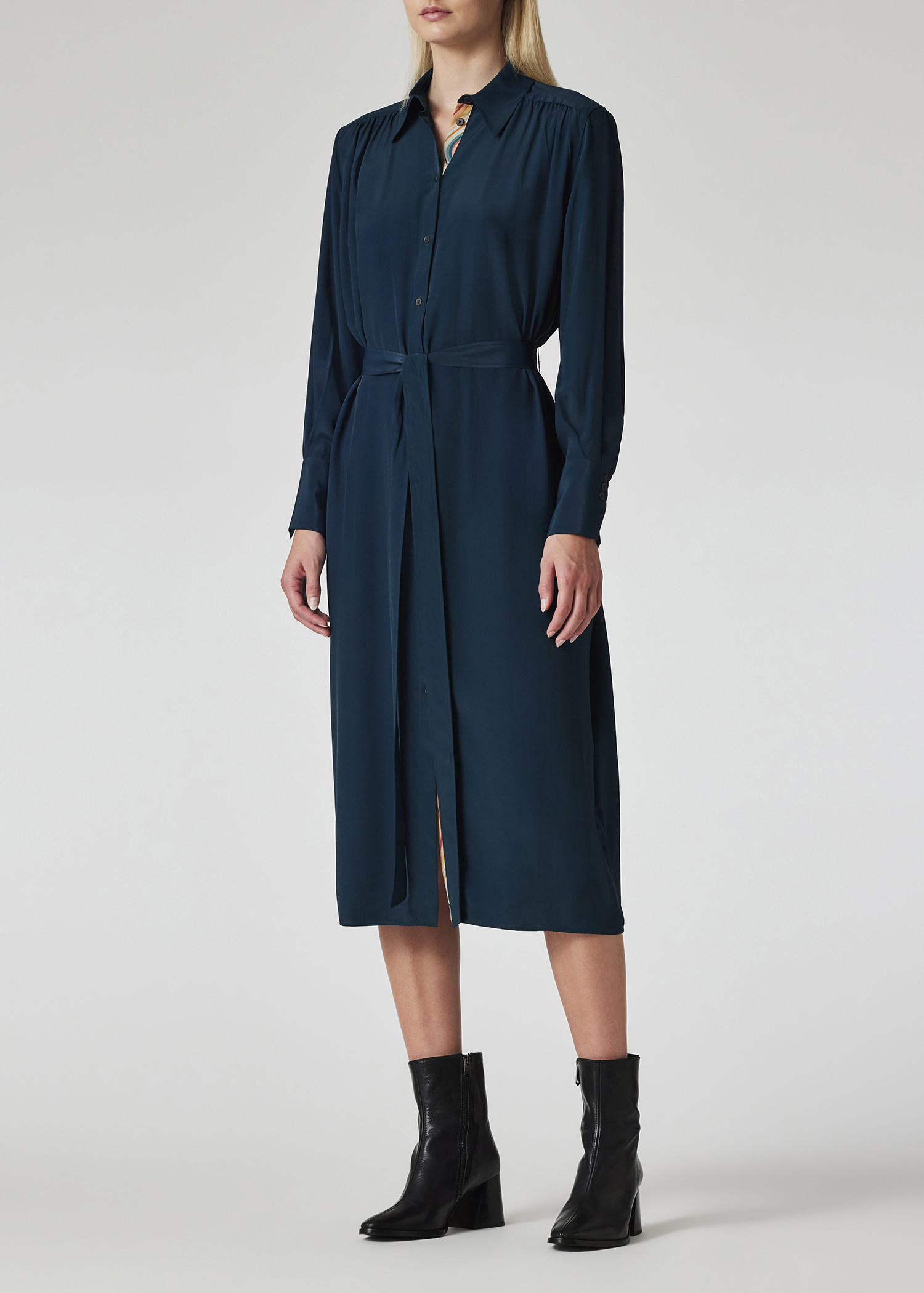 paul smith silk dress Paul Smith Swirl Print Silk Dress W2R-392D-E30425 90  Izzi of Baslow