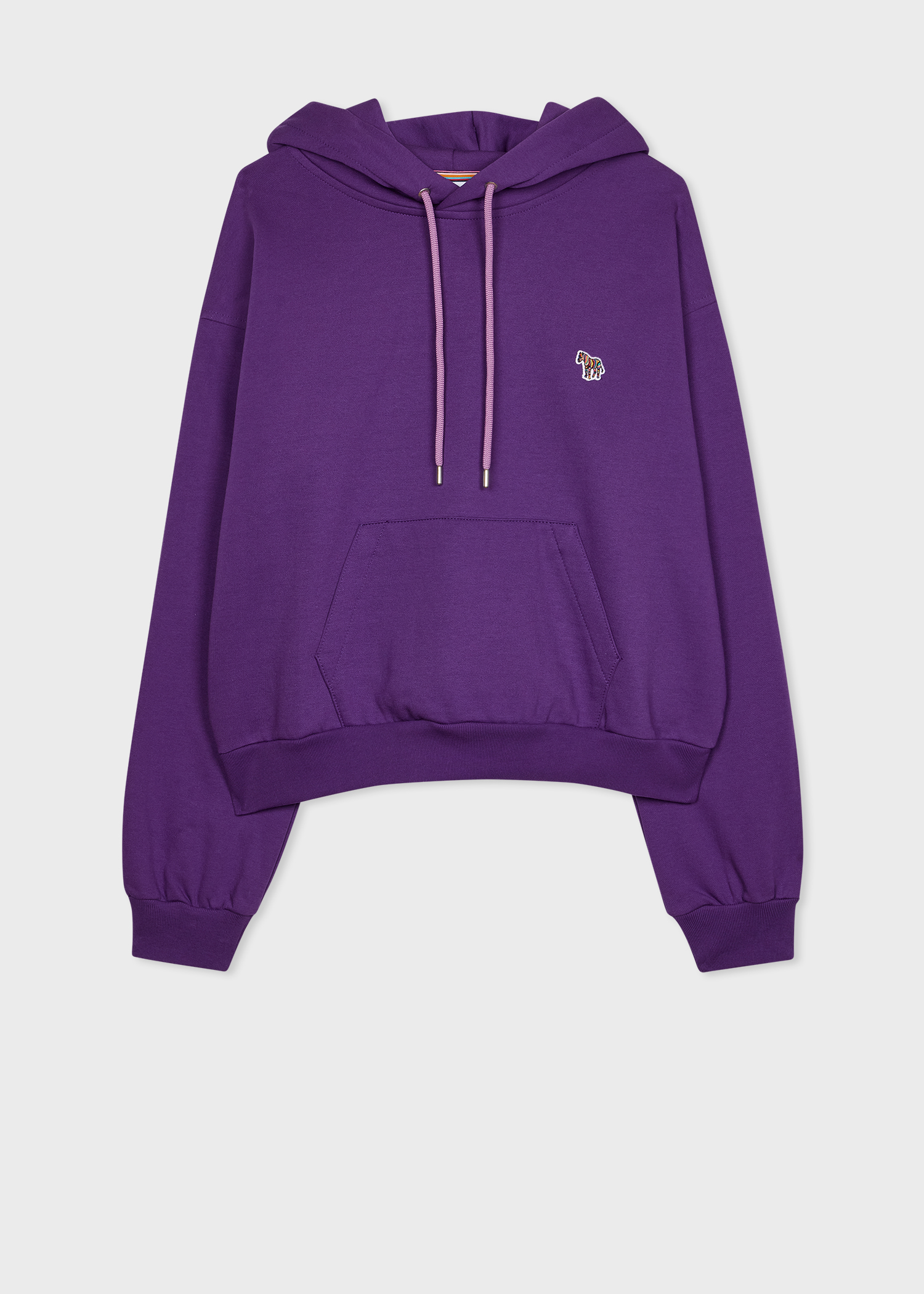 Women s Purple Zebra Logo Hoodie