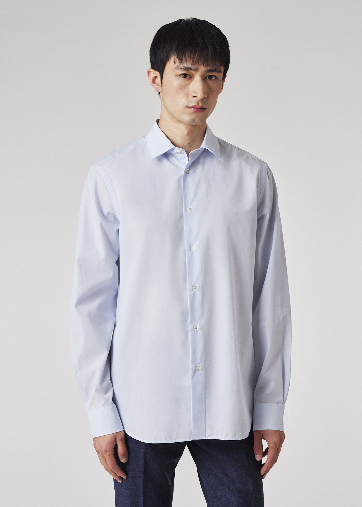 Chemise Homme Bleu - INSFITY - À rayure - Manches courtes - Business